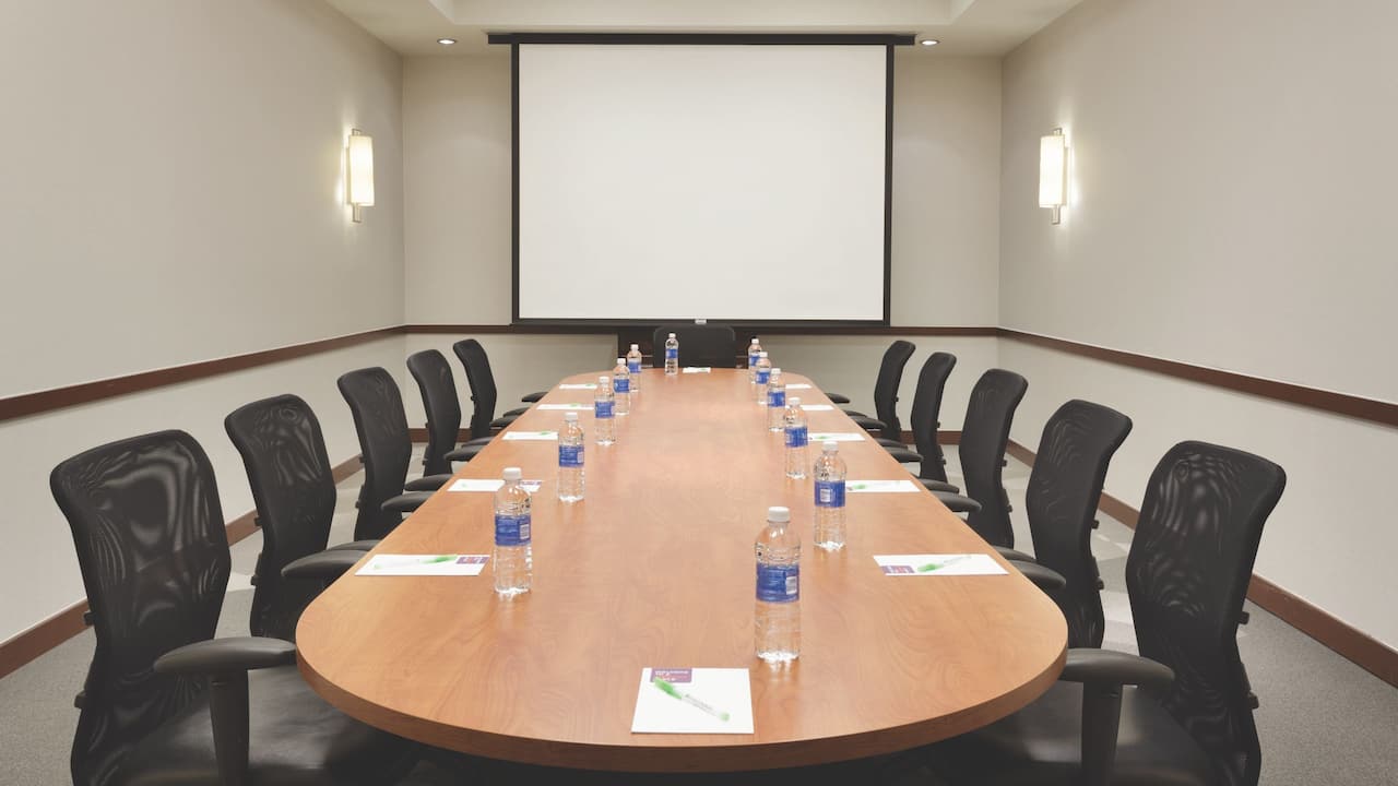 Host a meeting in the boardroom at the Hyatt Place Portland Airport hotel.