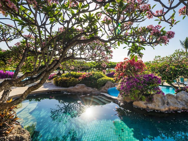 Outdoor River Pool at Grand Hyatt Bali Hotel