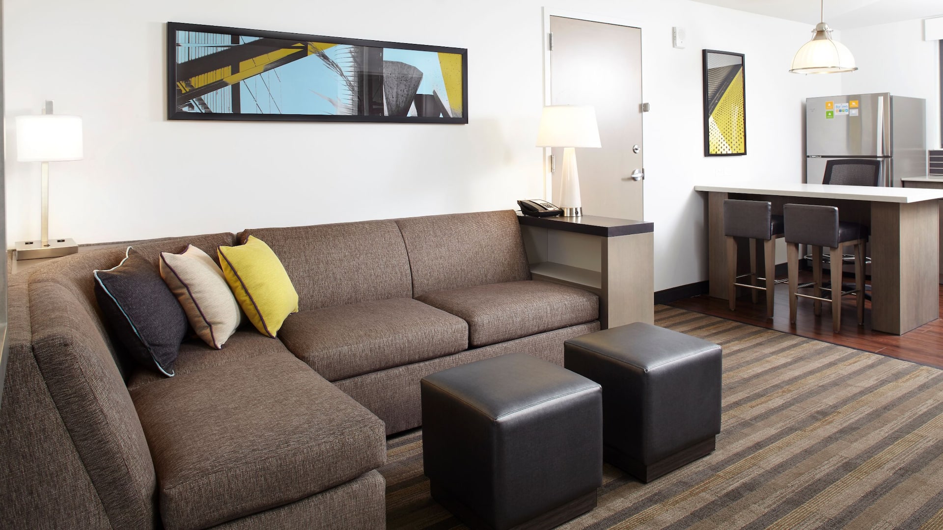 Hyatt House Denver/Lakewood at Belmar Living Room Suite