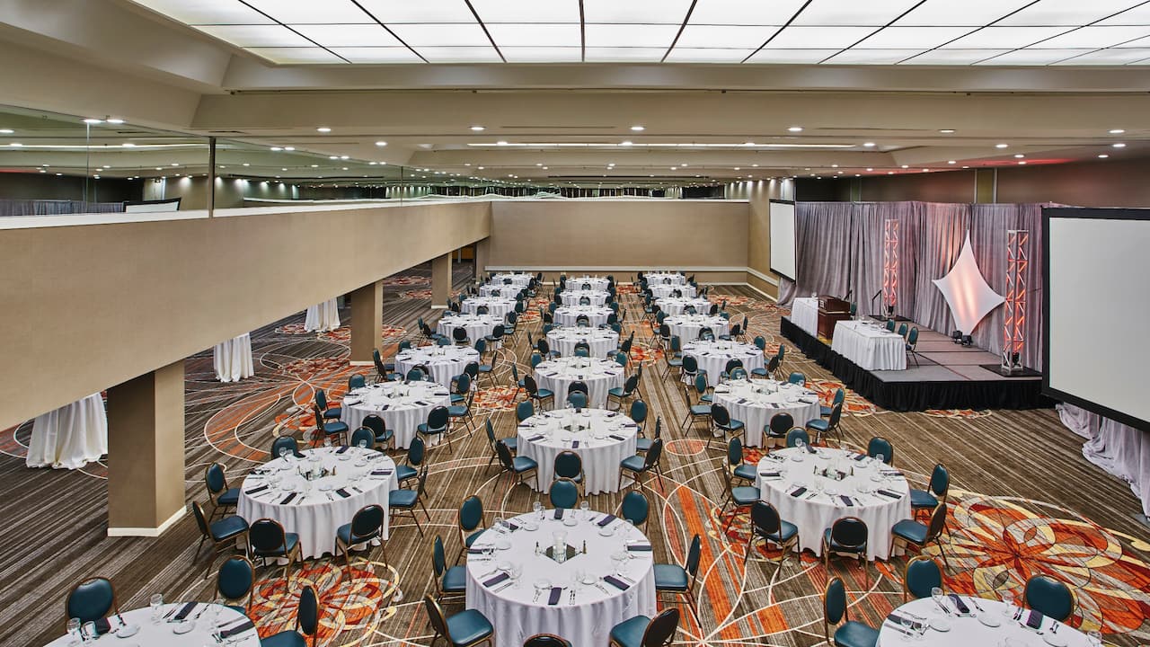 Patterson Ballroom Social Setup