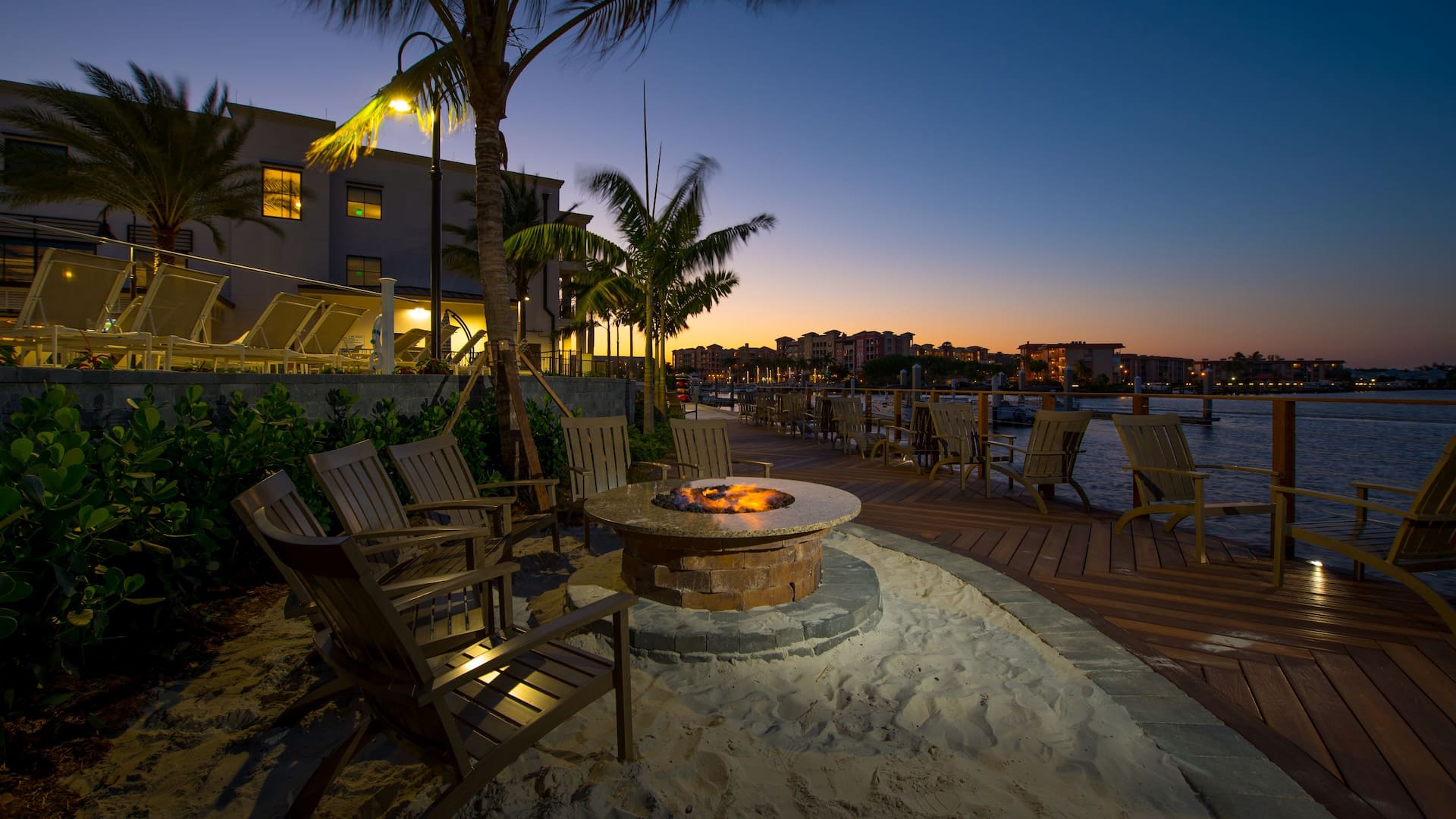 Hyatt House Naples/5th Avenue Boardwalk Sunset