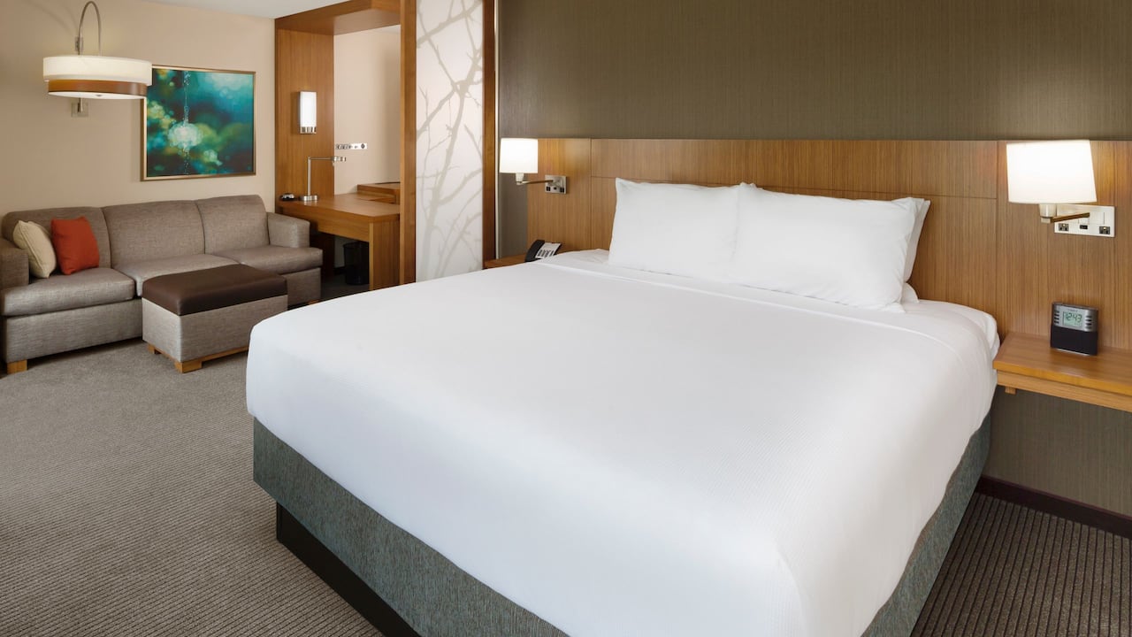 King Bed with sofa bed