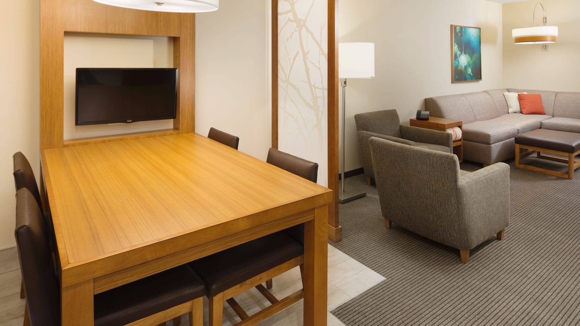 2 of 6 Hyatt Place Lubbock Two Room Suite Dining