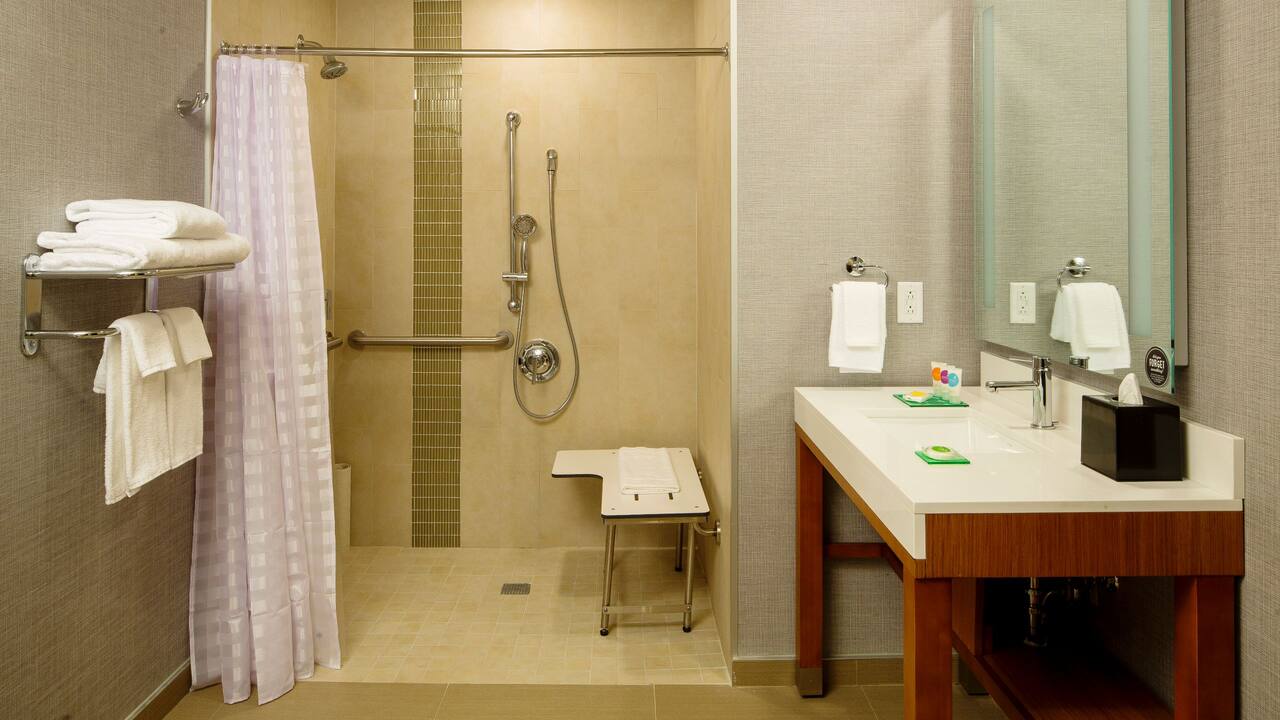 Roll-In Shower
