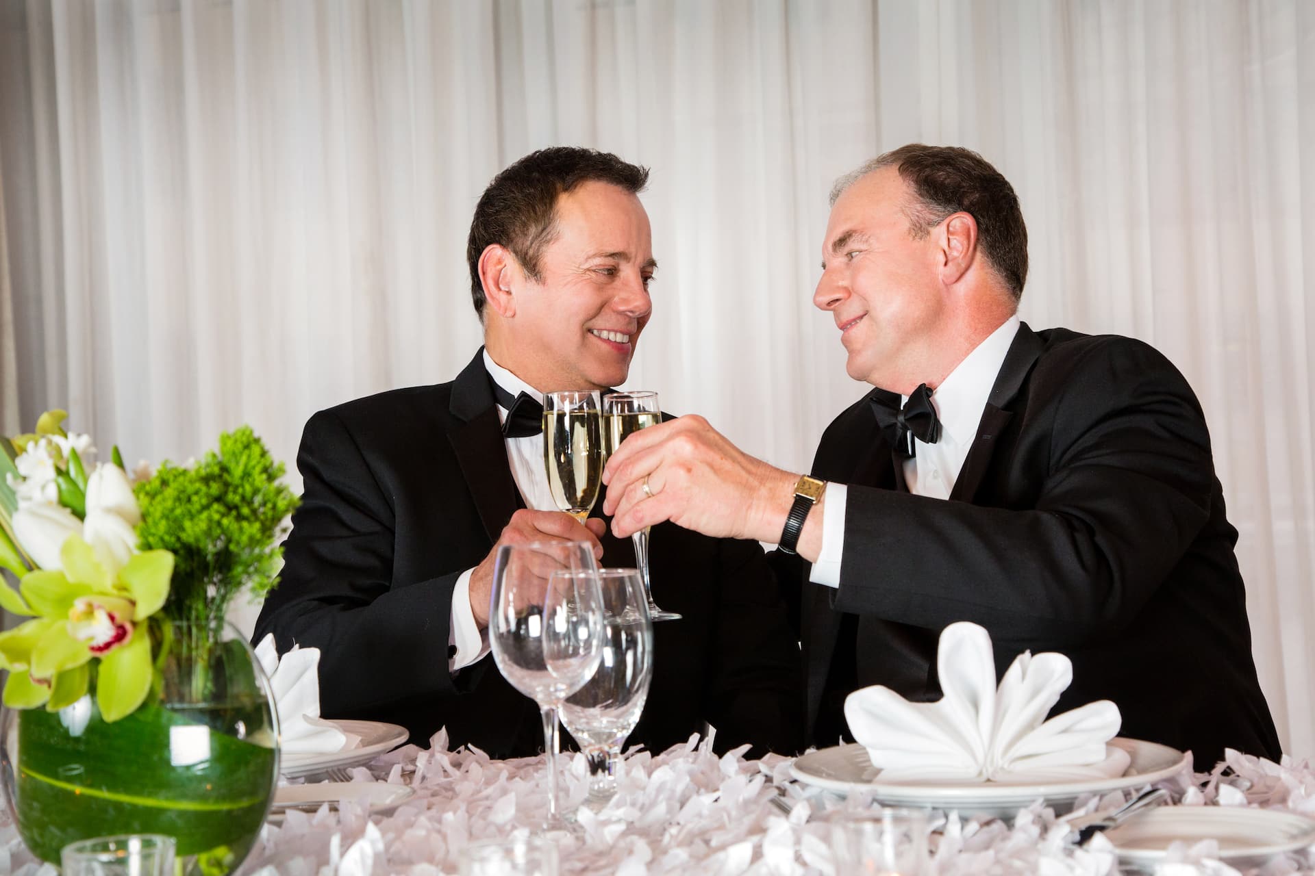 Hyatt Regency Boston LGBT Grooms at Table