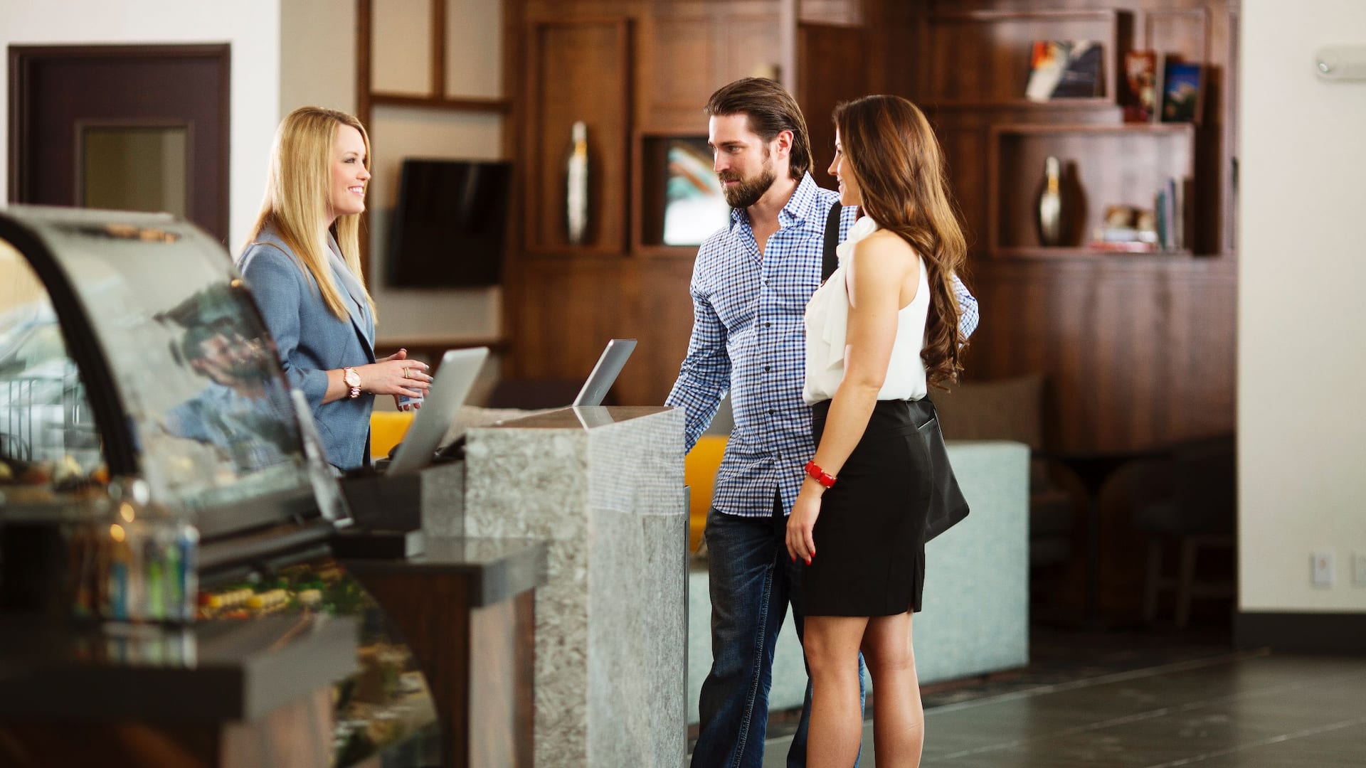 Hyatt Place Lubbock Guests Checking In