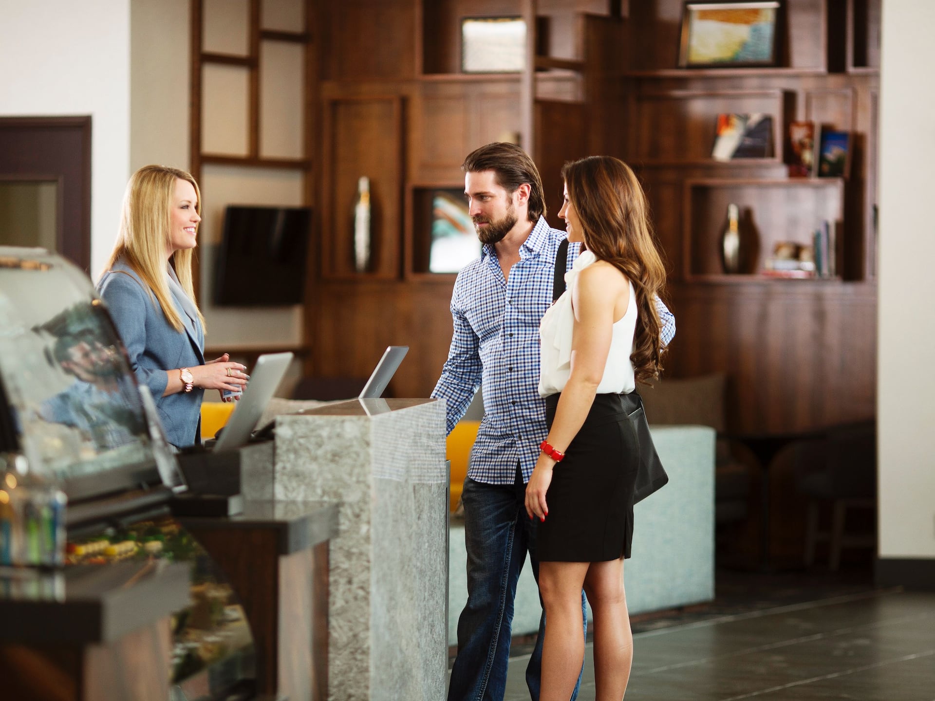 Hyatt Place Lubbock Guests Checking In