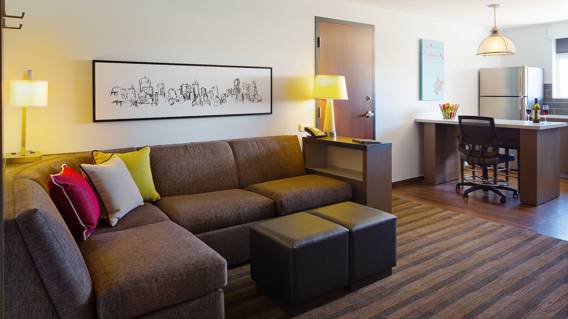 Hyatt House Dallas/Frisco Livingroom Seating Area