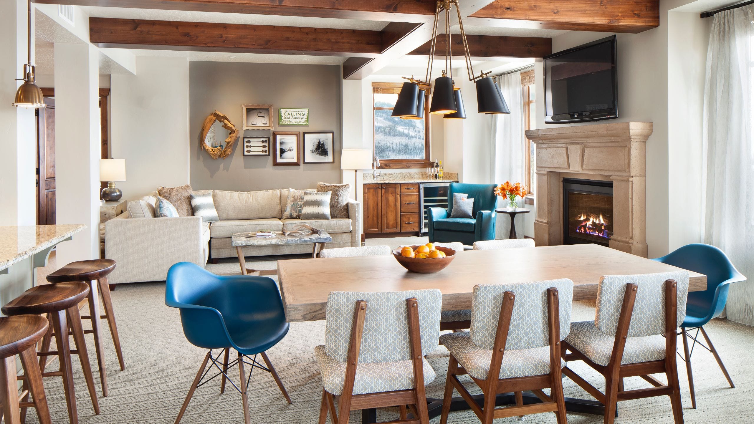 1 of 1 Hyatt Centric Park City Living Dining Area