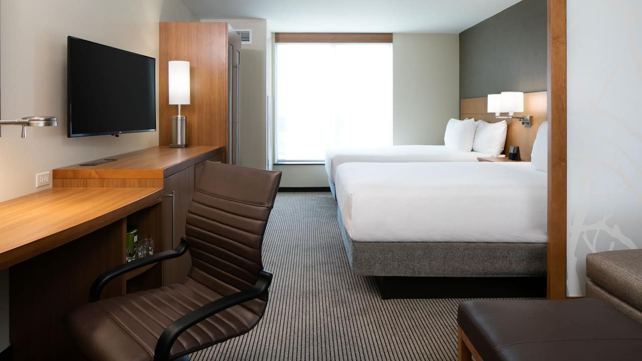 Two Queen Beds high floor
