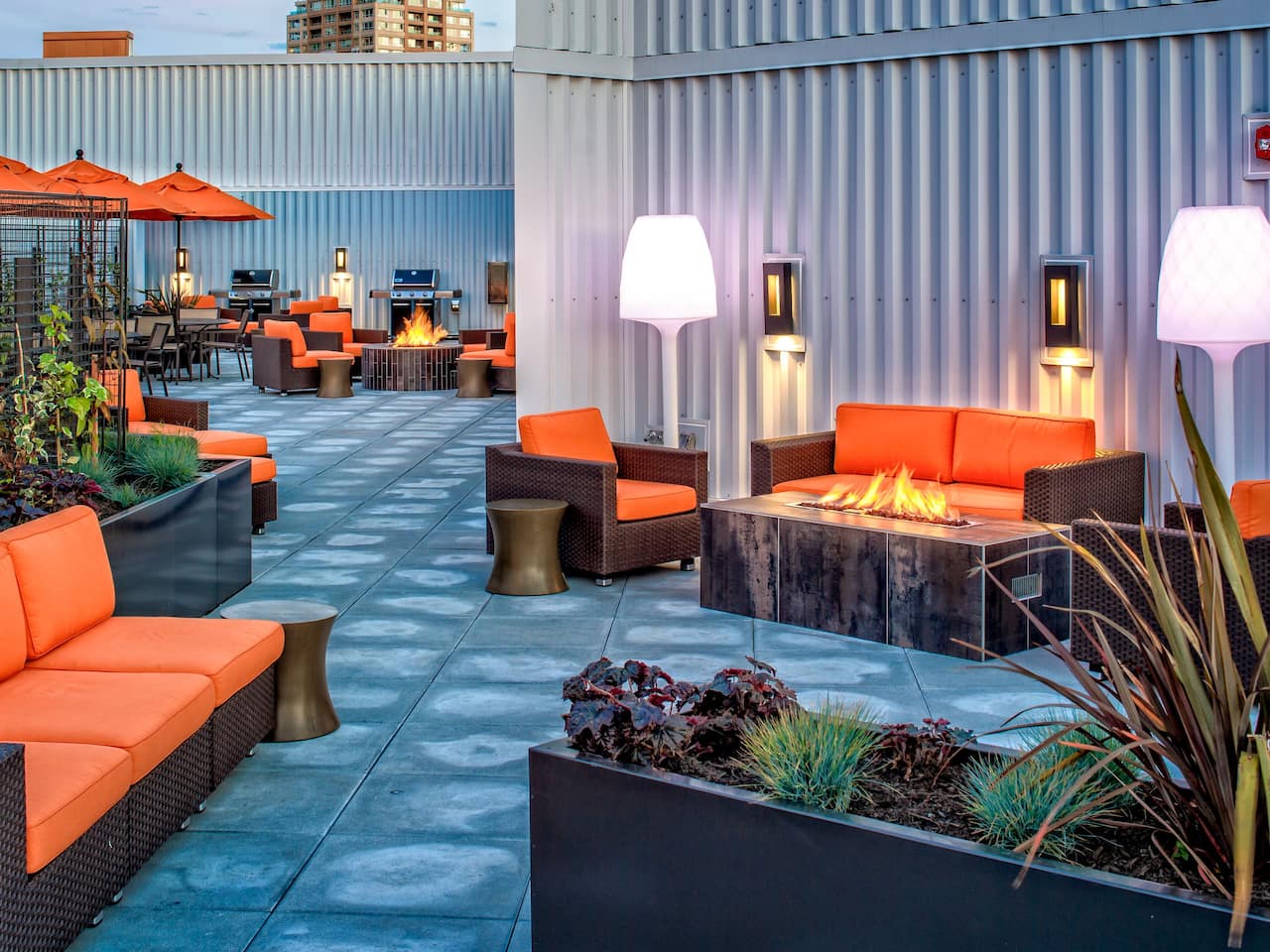 Rooftop Patio seating