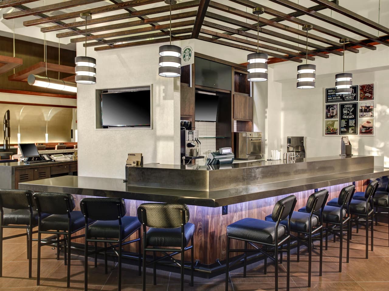 On-Site Placery with bar at our Secaucus hotel near Meadowlands Complex, the Hyatt Place Secaucus / Meadowlands