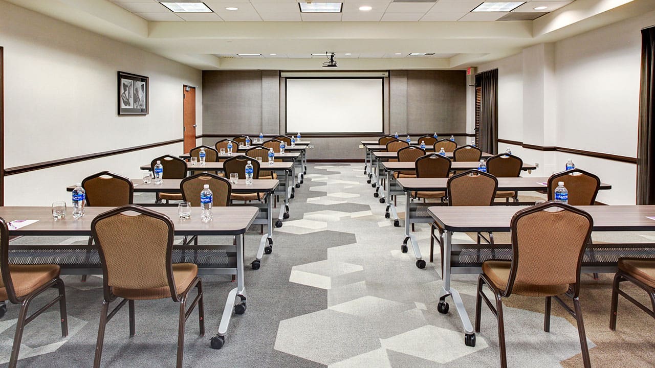 Meeting Space Classroom Setup