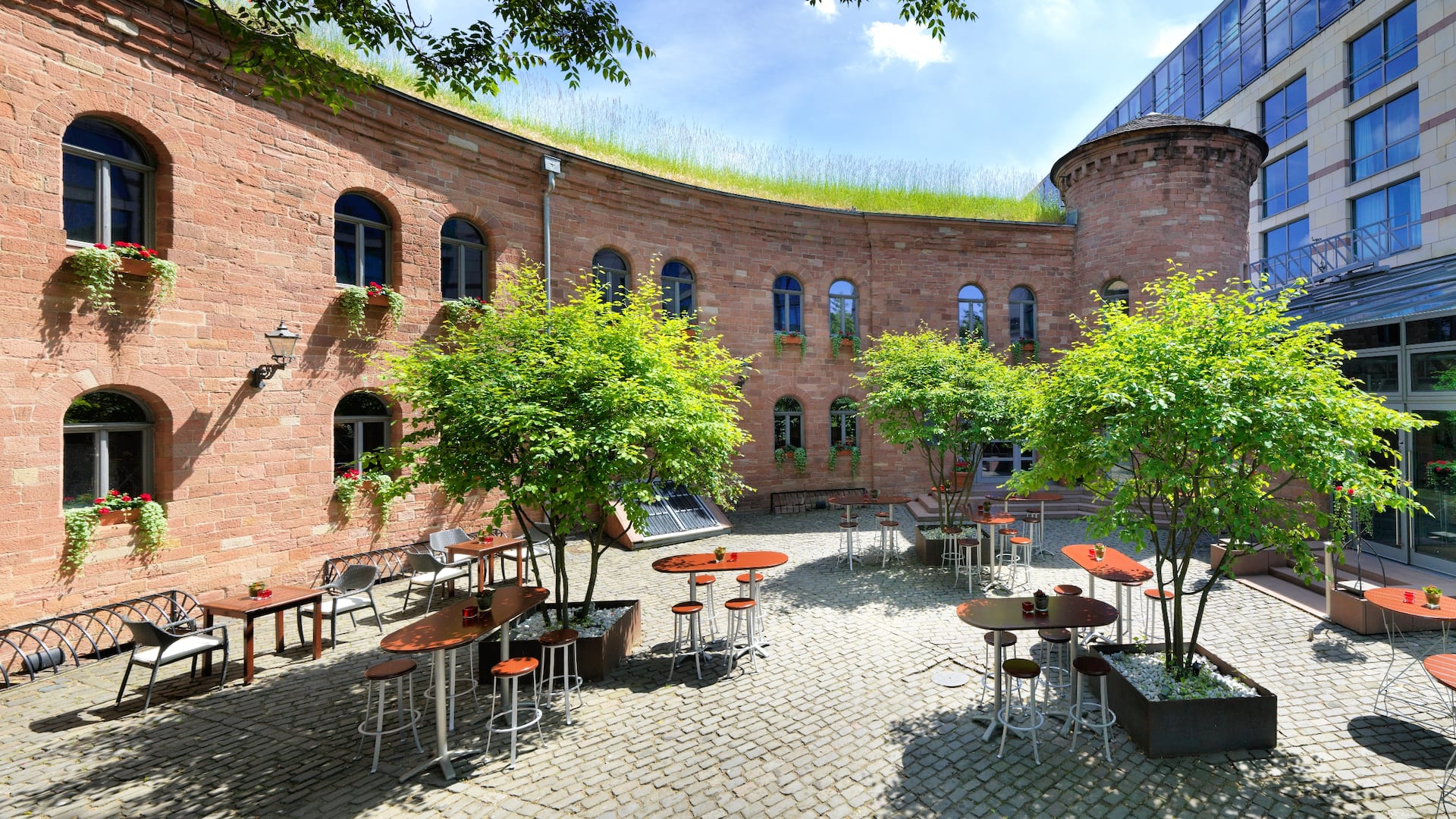 Lunch- & Kaffeepausen im Hofgarten Hyatt Regency Mainz