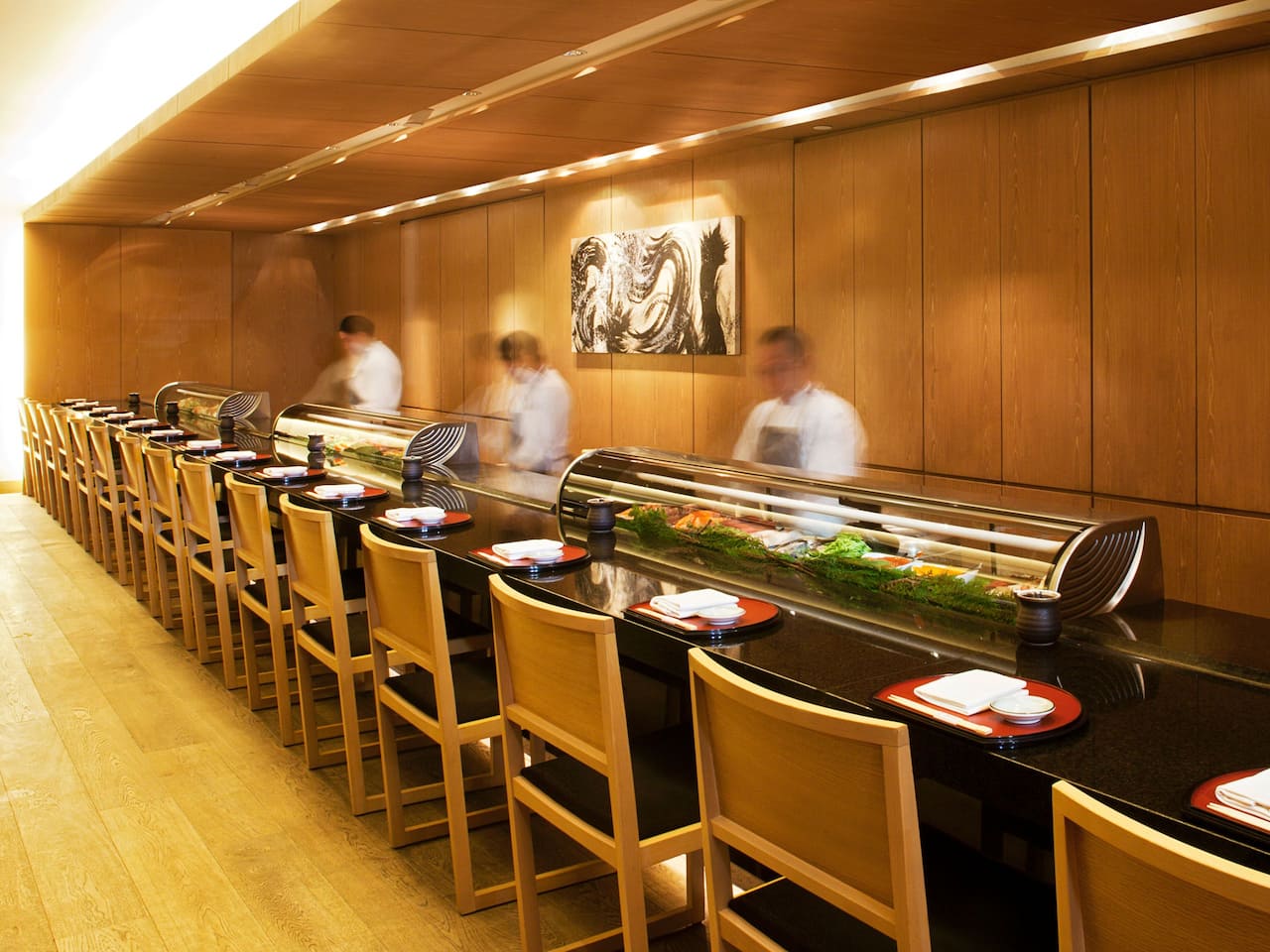 Terraza del bar de sushi en polanco cdmx