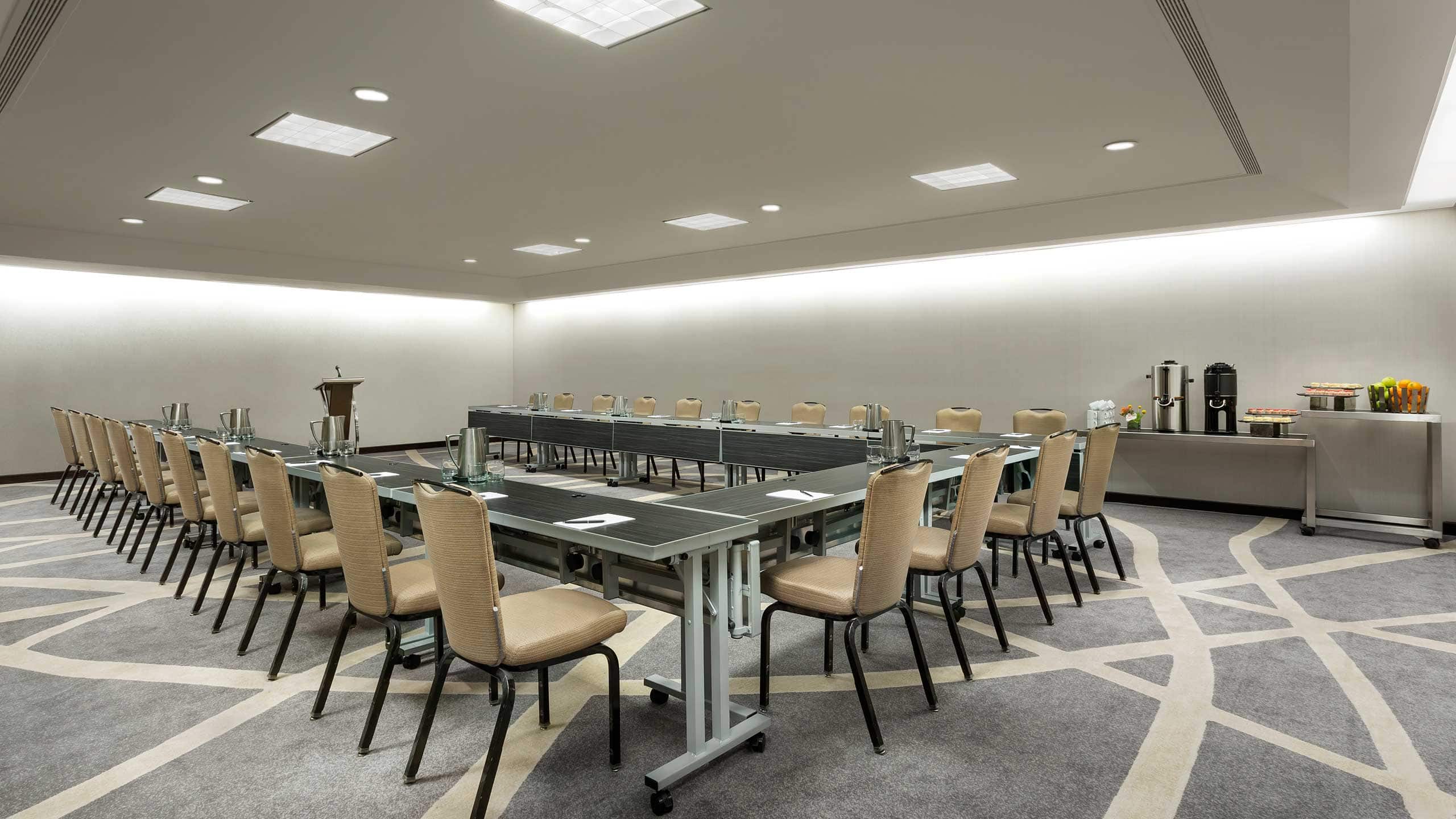Hyatt Regency Bethesda Meeting Set Hollow Square