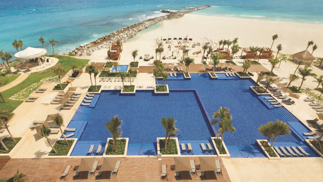 The Hyatt Ziva Cancun, a Hyatt all-inclusive hotel, is a family friendly destination featuring a beautiful stretch of beach.