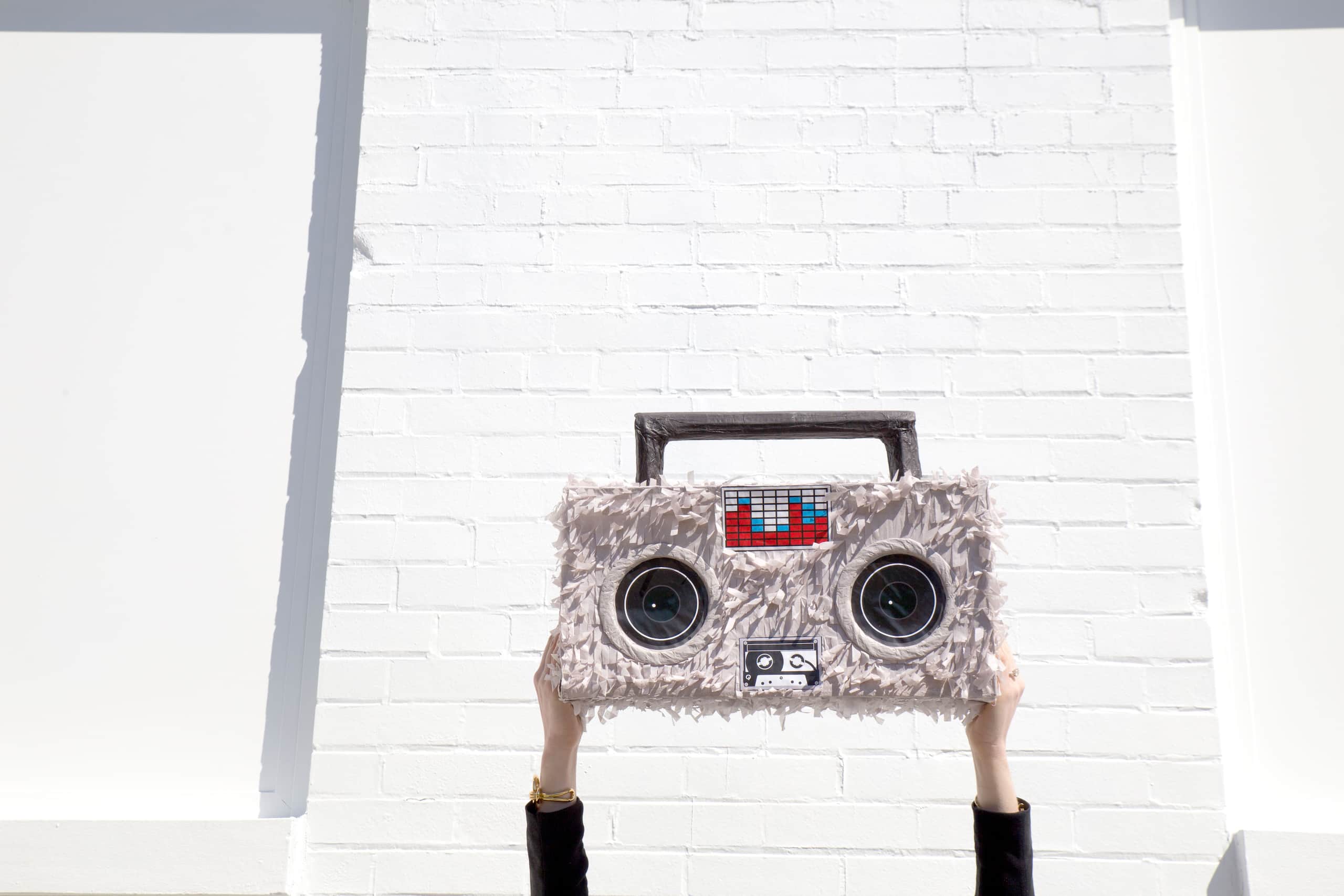 Hyatt Centric The Loop Chicago Plain White Pinata Boombox