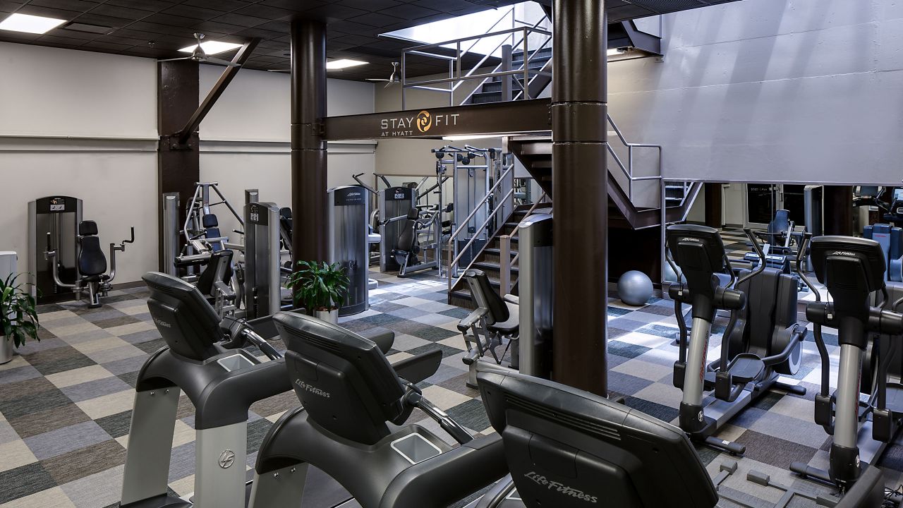 Stylish Baltimore Hotel Near Inner Harbor Hyatt Regency Stayfit Gym