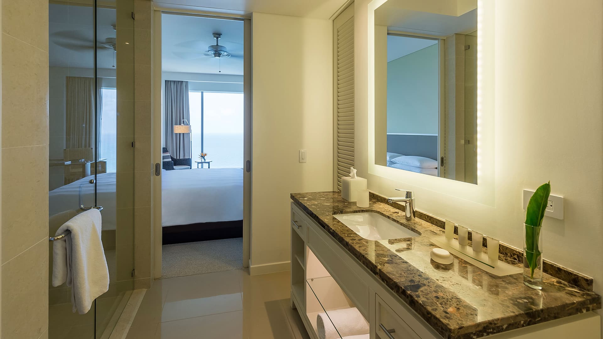 4/4 Hyatt Regency Cartagena View from Bathroom
