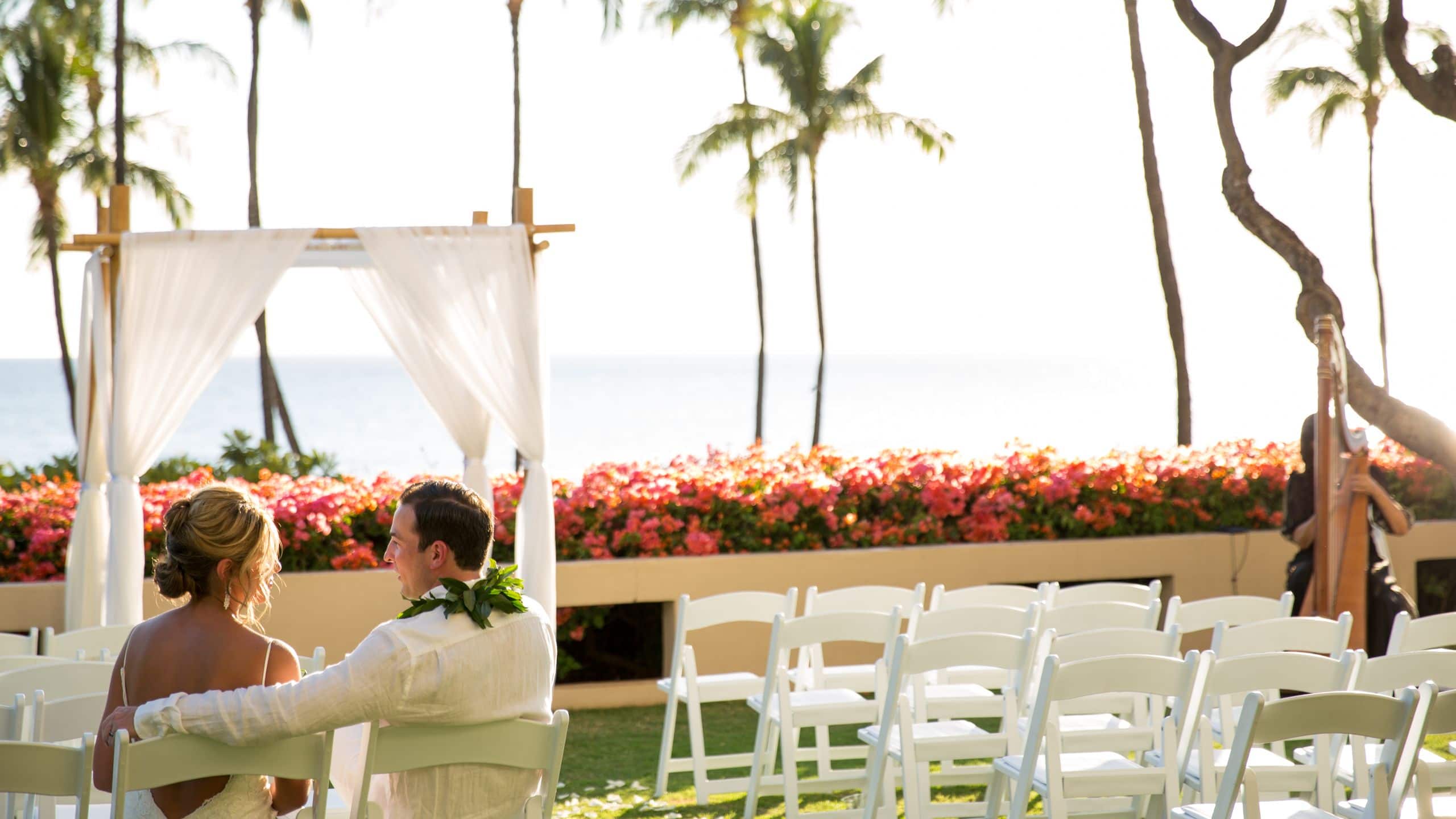Hyatt Regency Maui Resort and Spa Wedding Arch