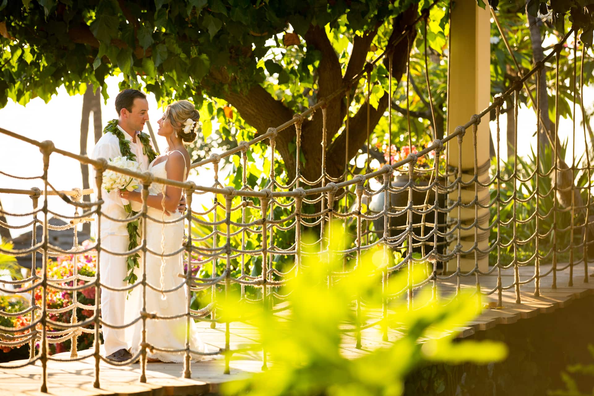 Hyatt Regency Maui Resort and Spa Wedding Bridge