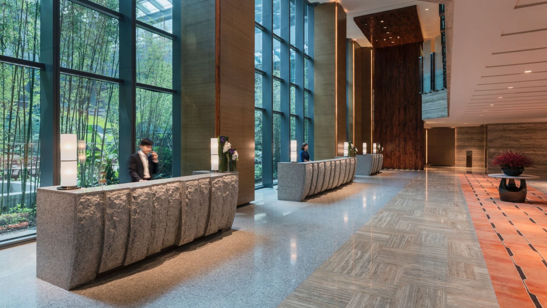 5 Star Hotel In Shanghai Hyatt Regency Wujiaochang Lobby