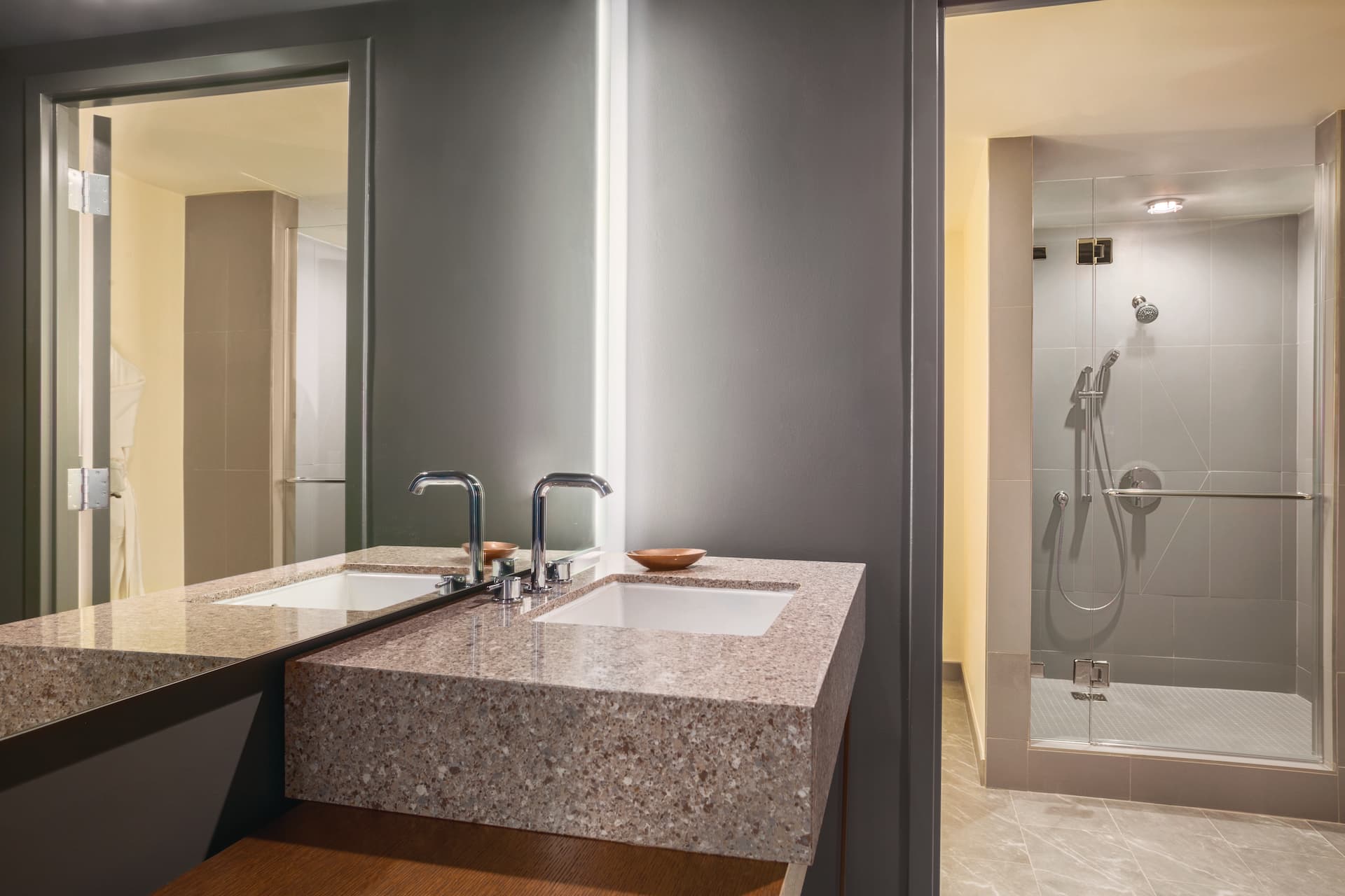 2 of 3 Hyatt Regency Houston Imperial Suite Bathroom