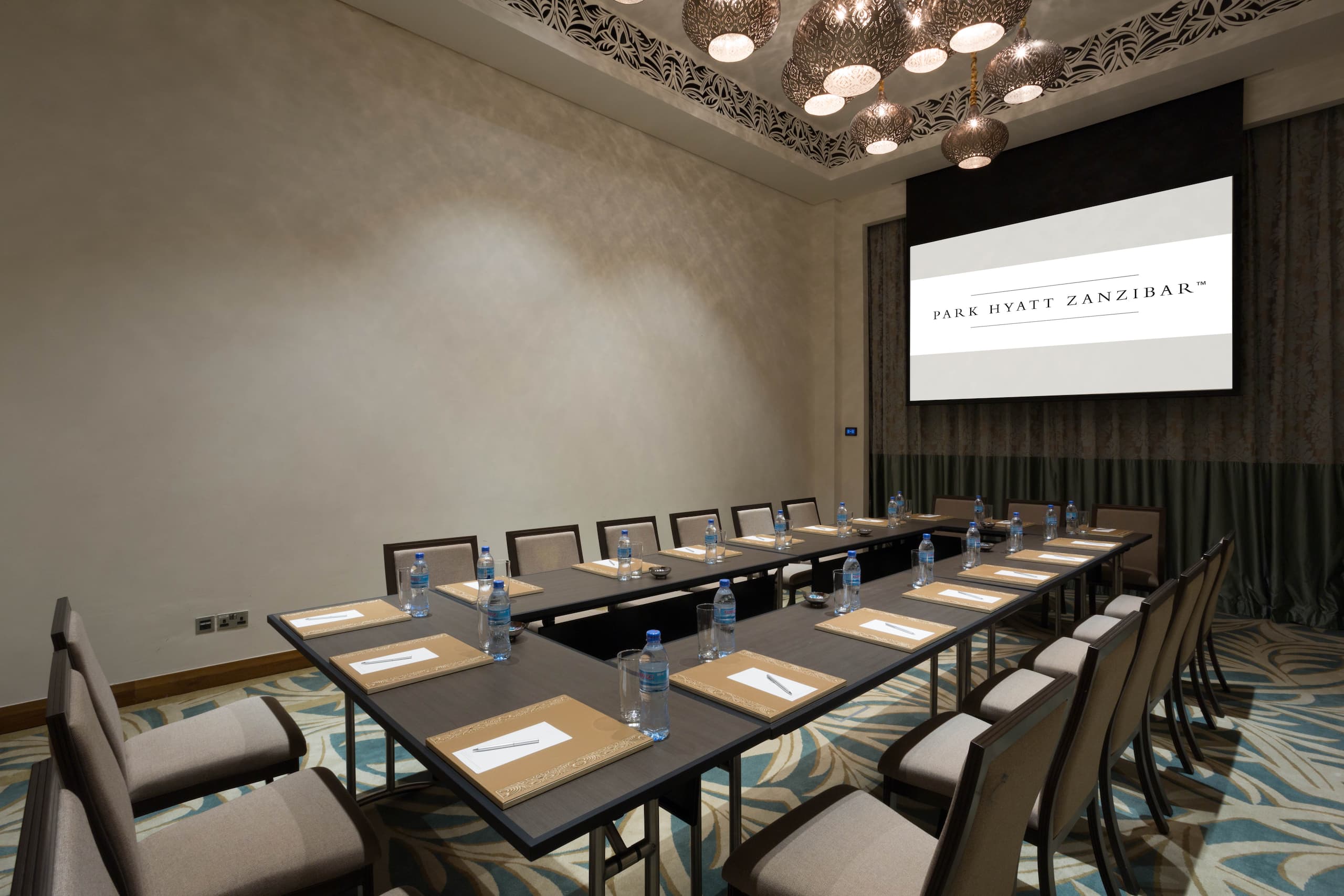 Park Hyatt Zanzibar Meeting Room Hollow Square Setup