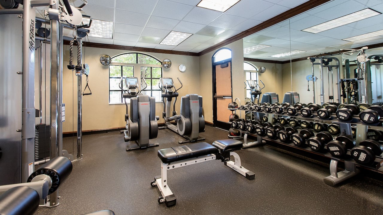 Fitness Center free weights 