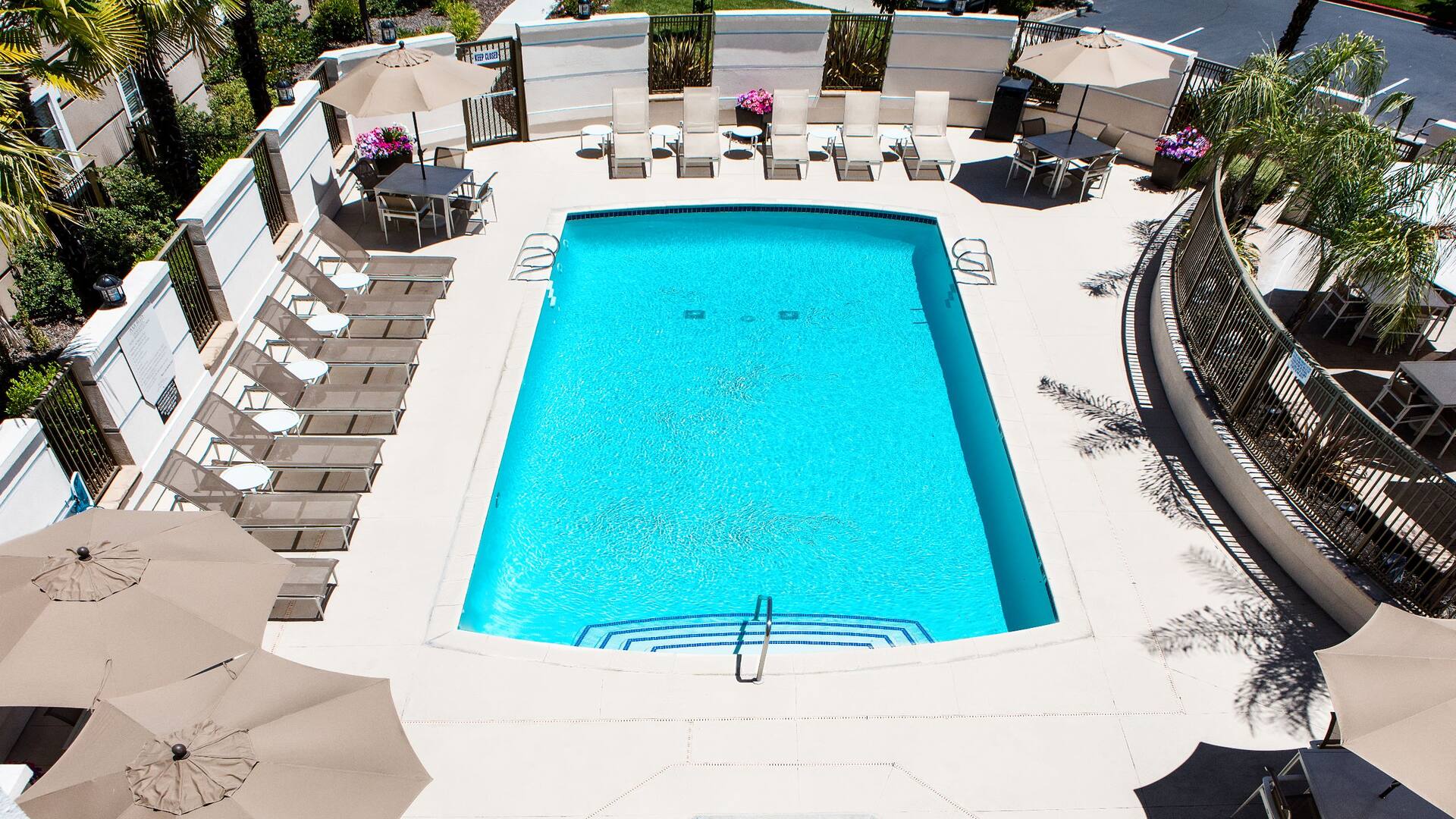 Hyatt House San Ramon Pool Overview