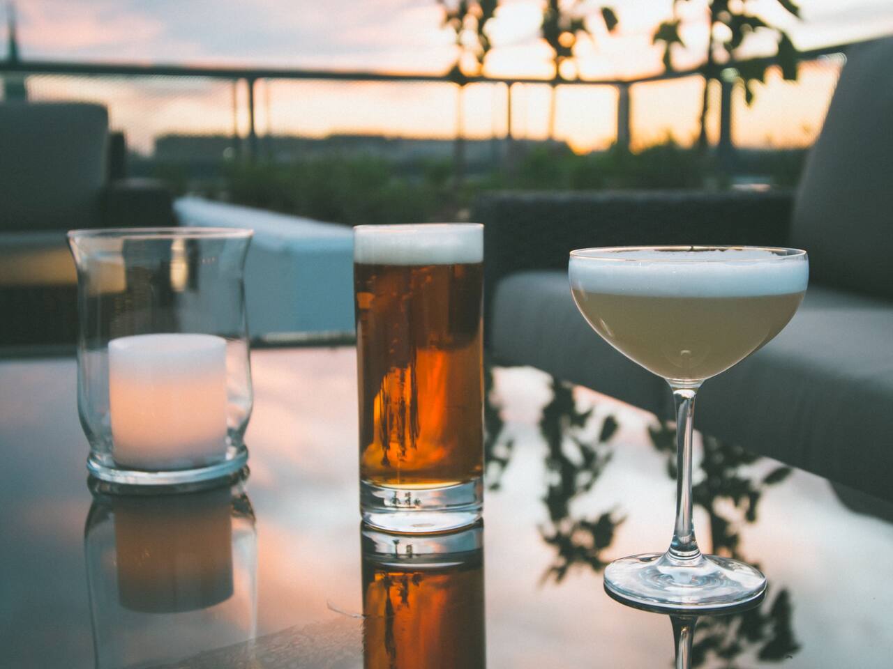 Drinks at Sunset