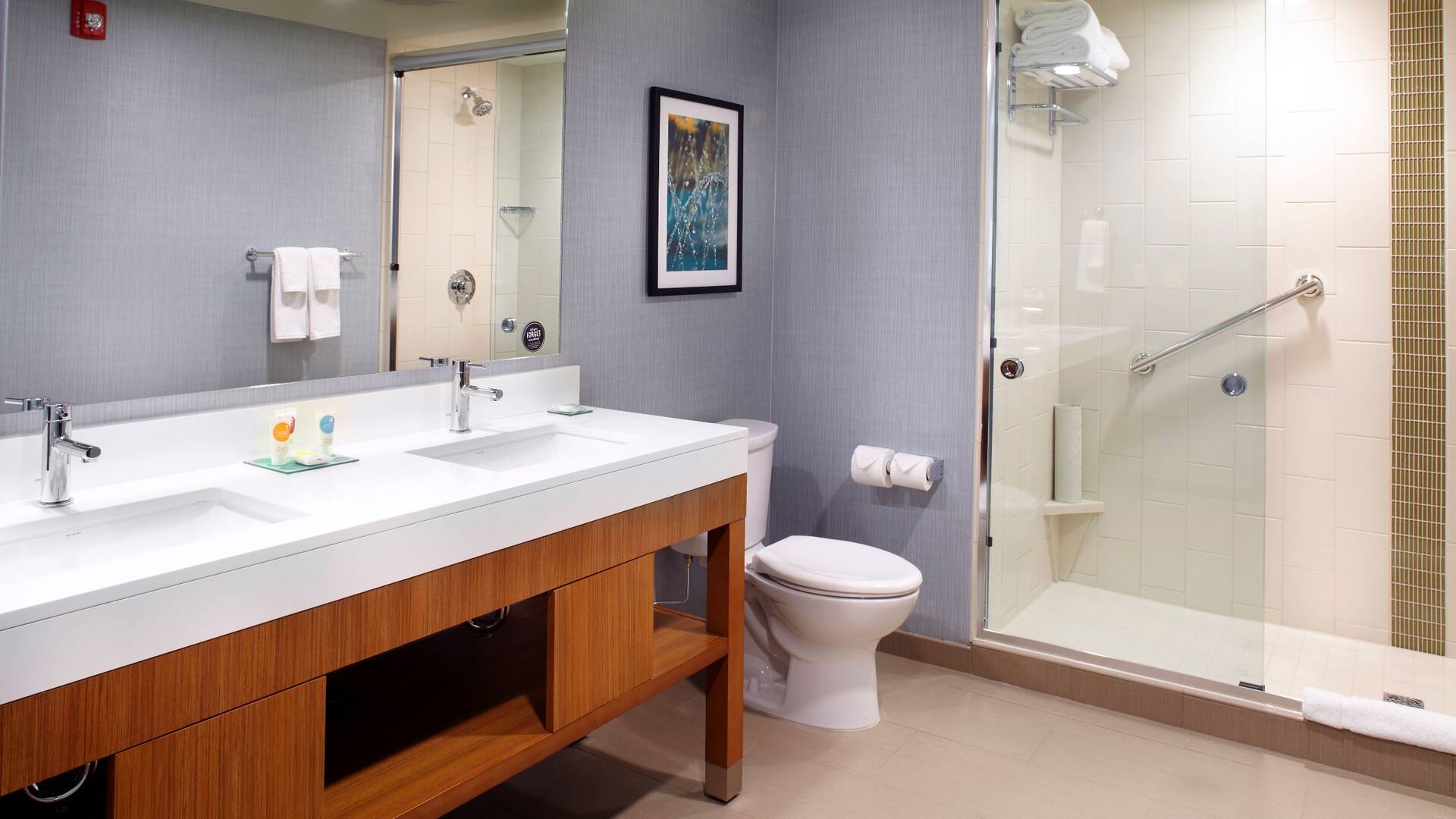 4 of 4 Hyatt Place Cleveland/Lyndhurst/Legacy Village King Suite Bath