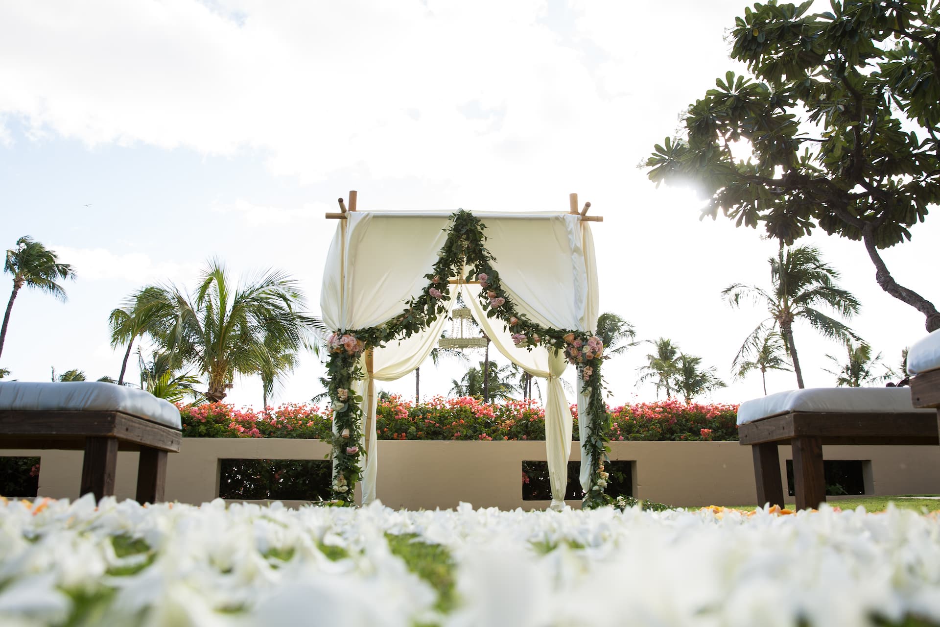 Hyatt Regency Maui Resort and Spa Halona Kai Wedding Arch