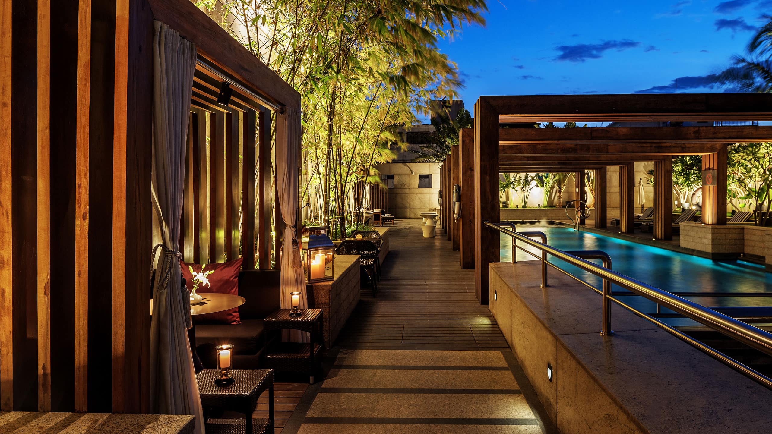 Park Hyatt Hyderabad Cabana and Pool View