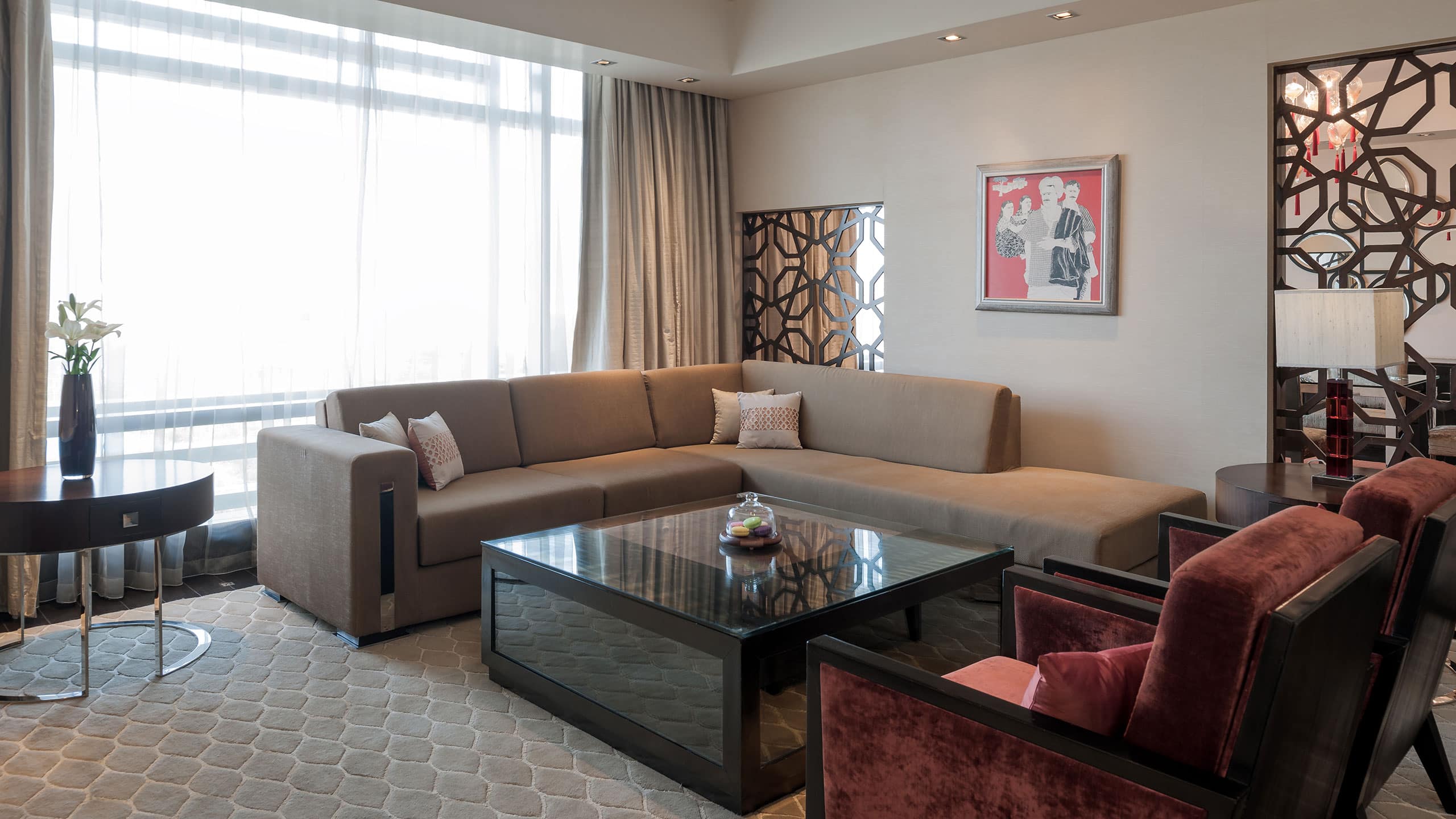 Park Hyatt Hyderabad Diplomat Suite Living Room