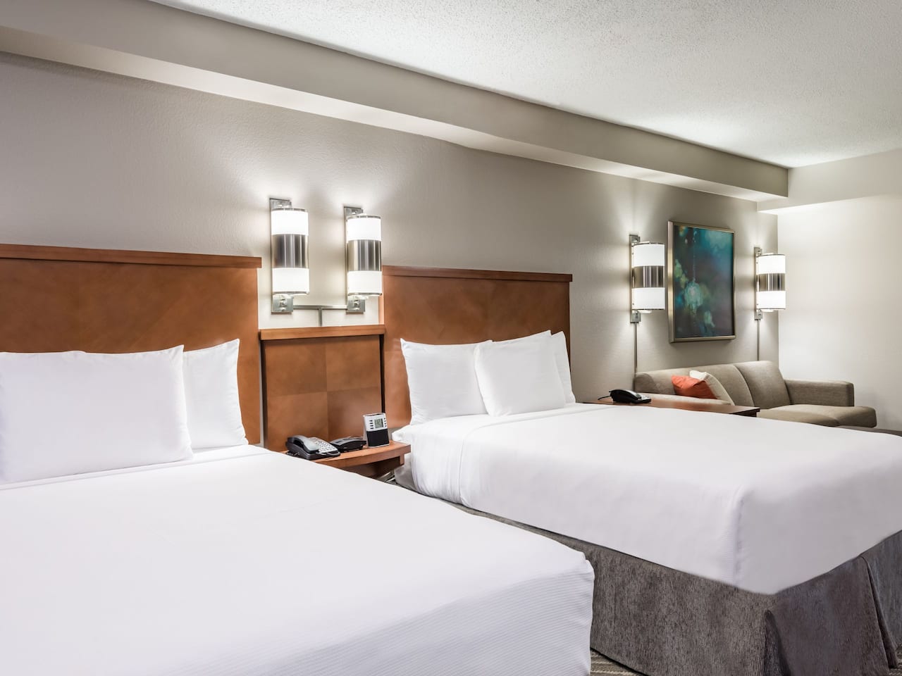 twin beds