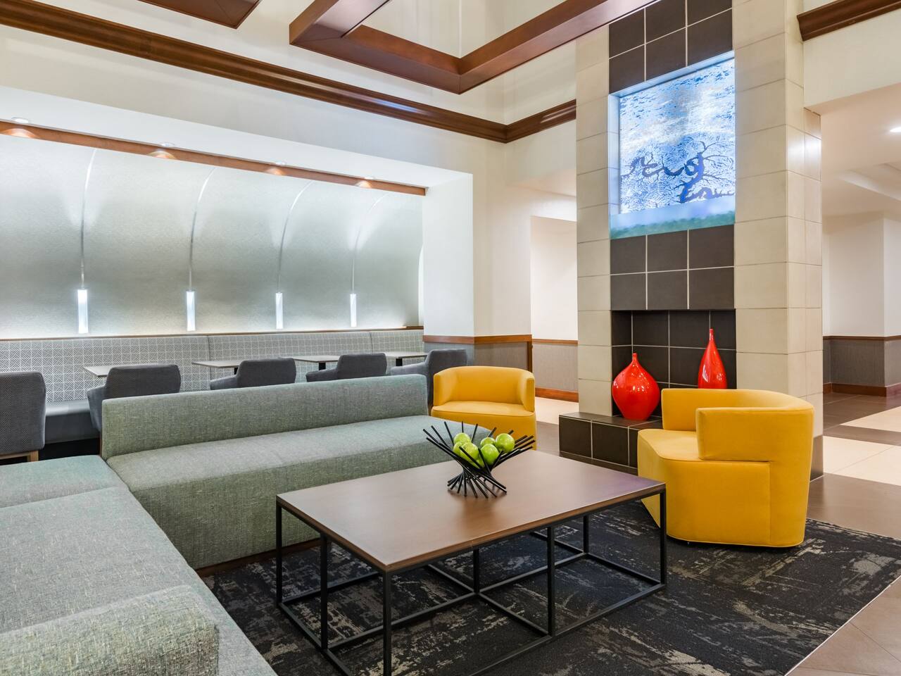 hotel lobby