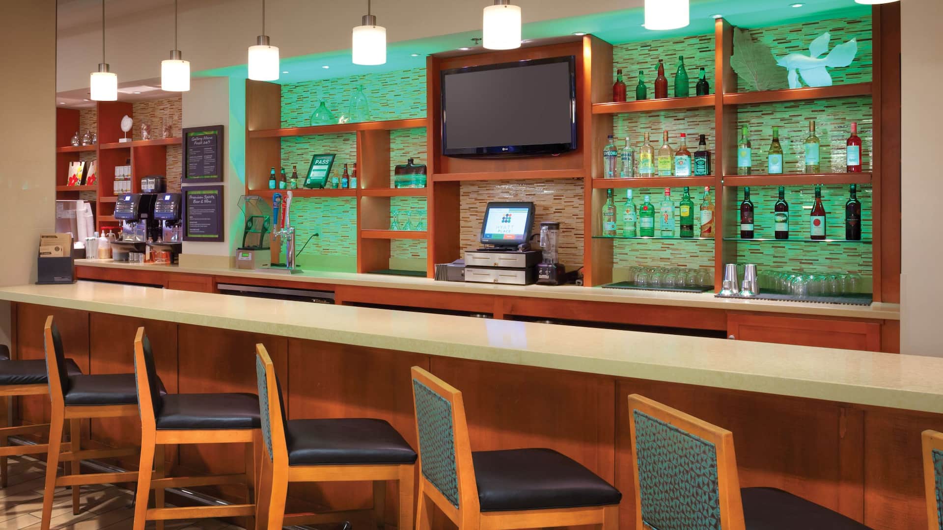 Hyatt Place Waikiki Beach Coffee To Cocktails Bar Fourth View