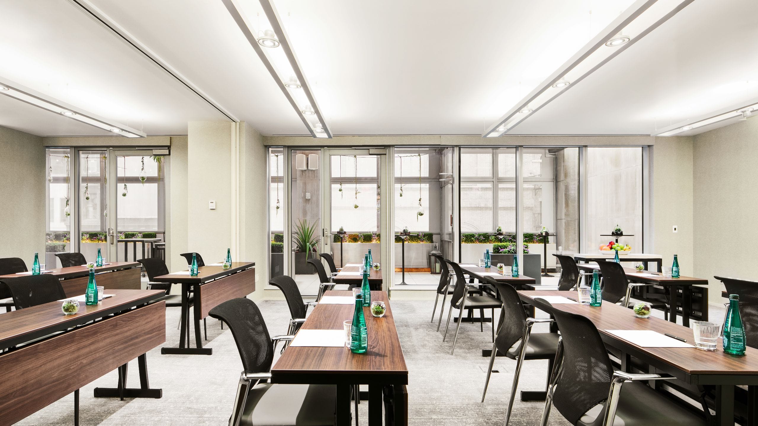 Hyatt Centric Times Square New York Salon Classroom Style Terrace View