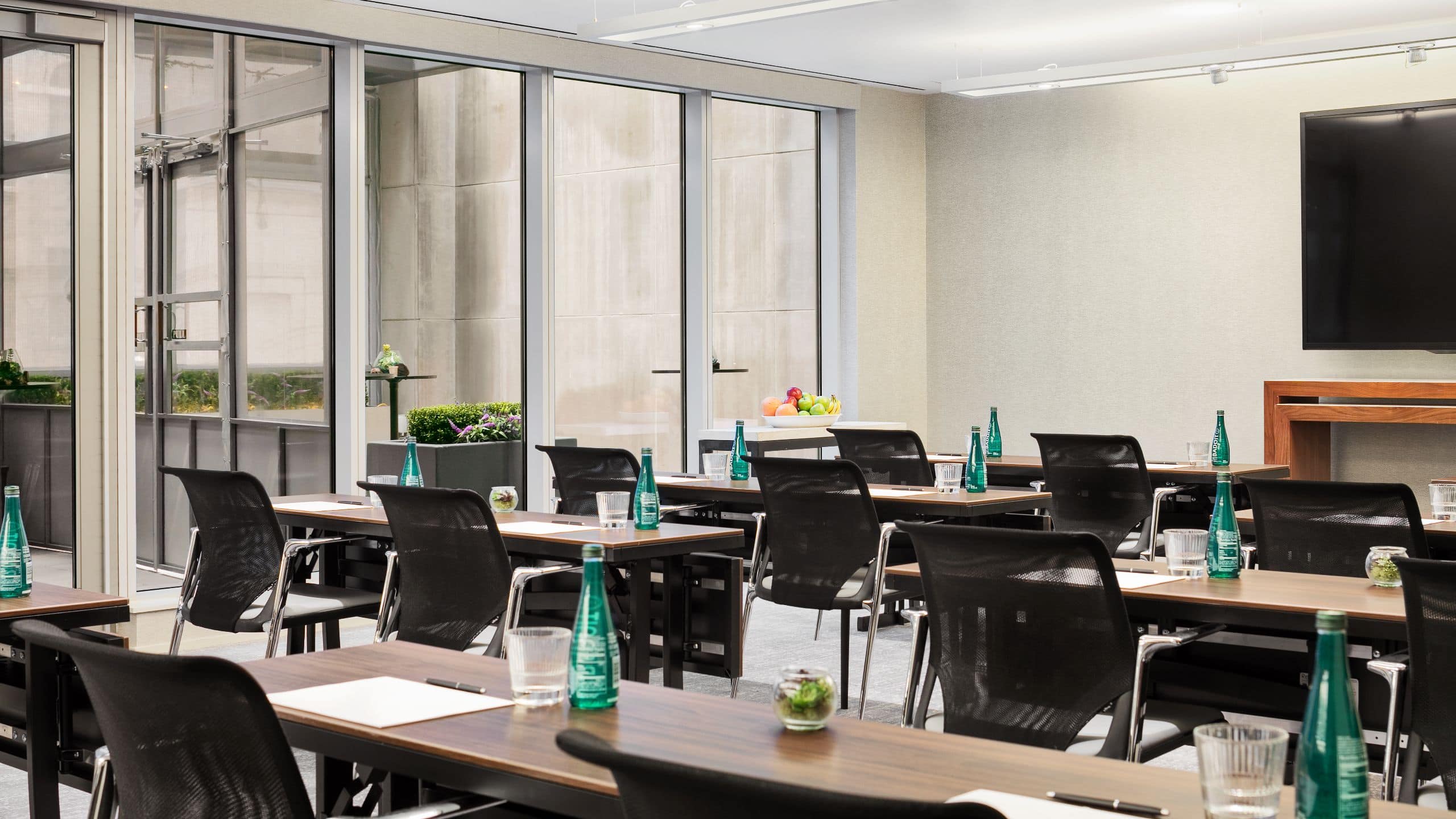Hyatt Centric Times Square New York Salon Classroom Style TV