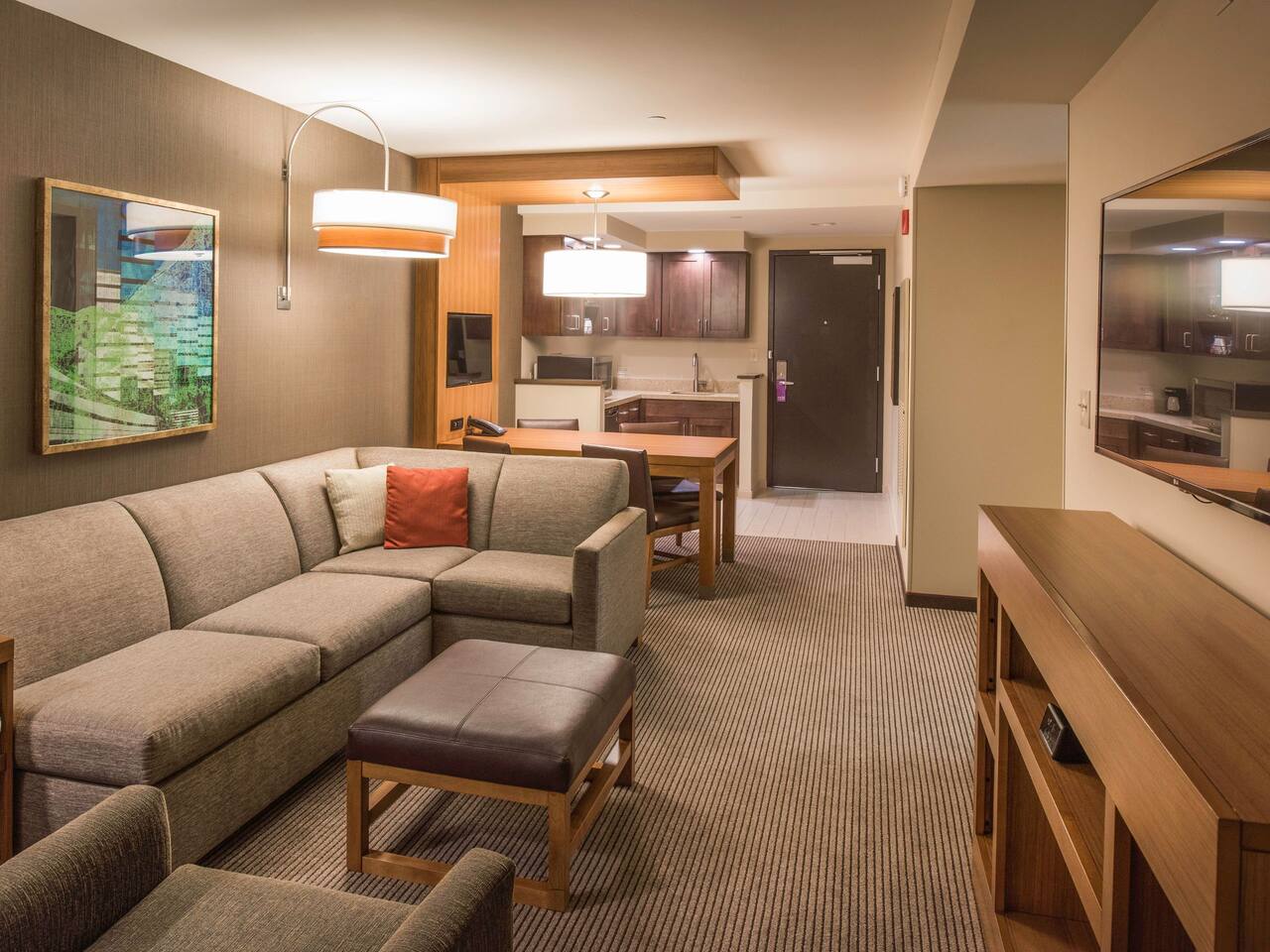 King suite living area