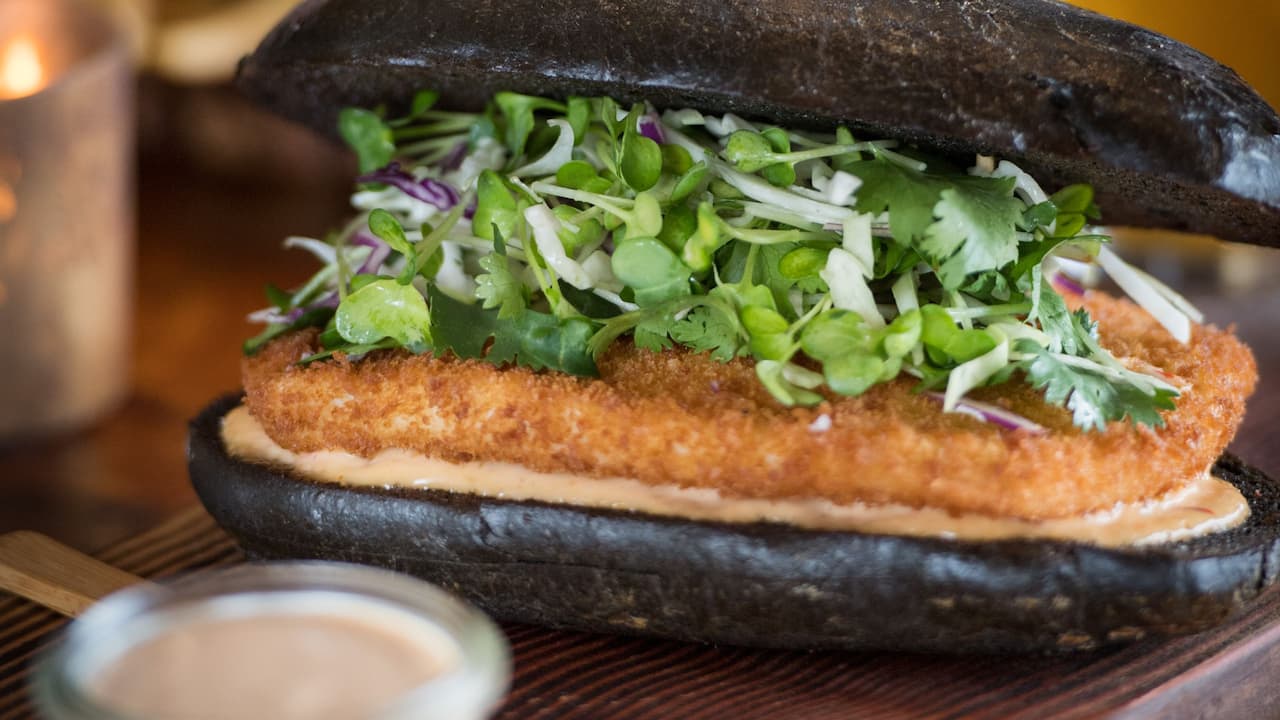 Squid Sandwhich at Pacific Edge