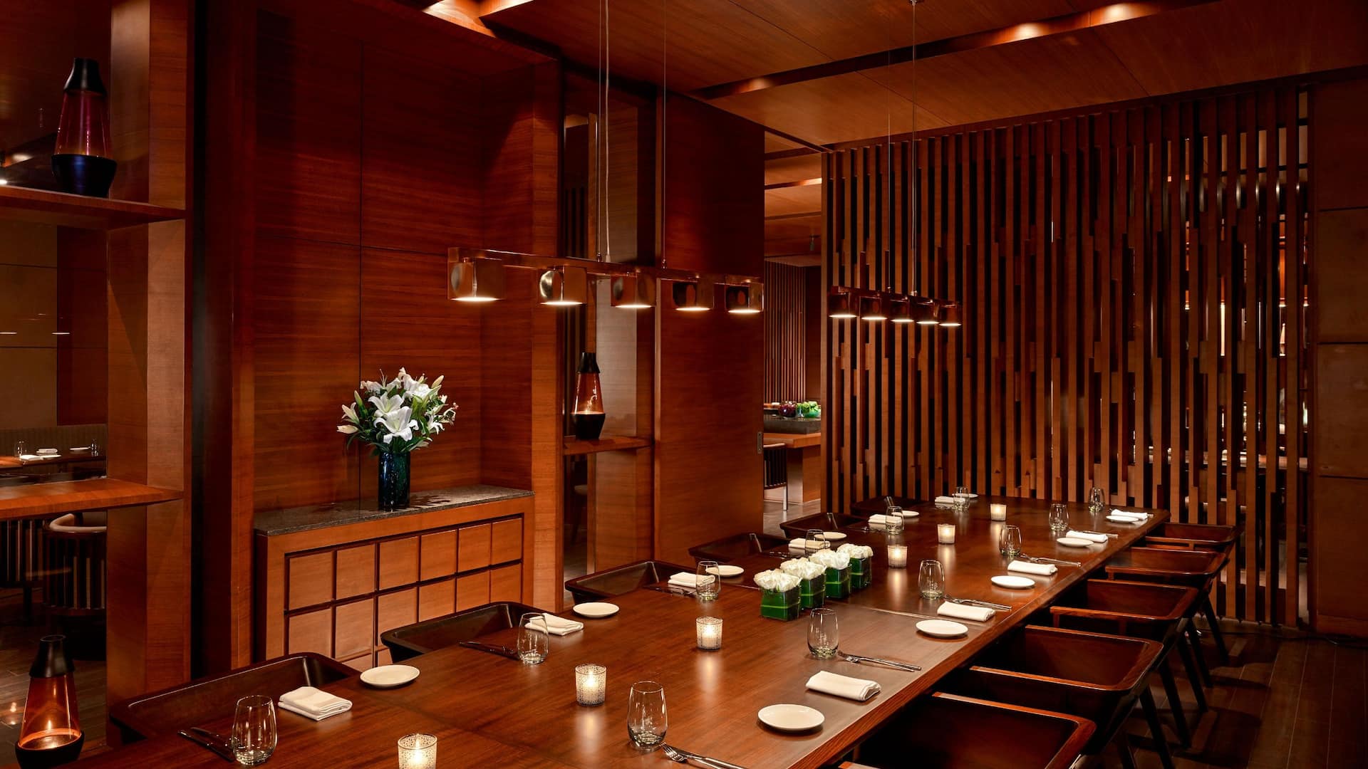 Hyatt Regency Chandigarh Piccante Private Dining Area