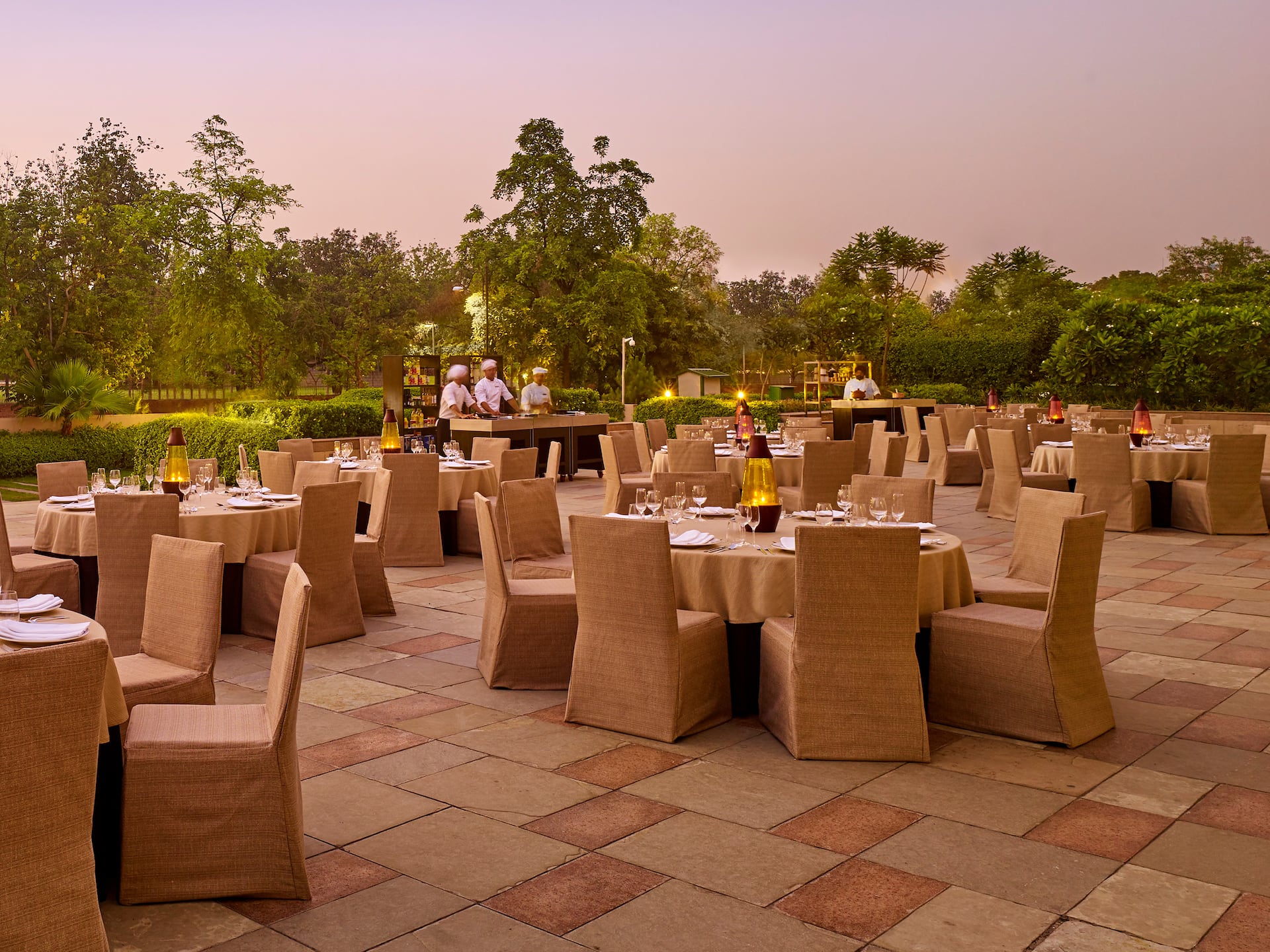 Hyatt Regency Chandigarh Social Setup Terrace