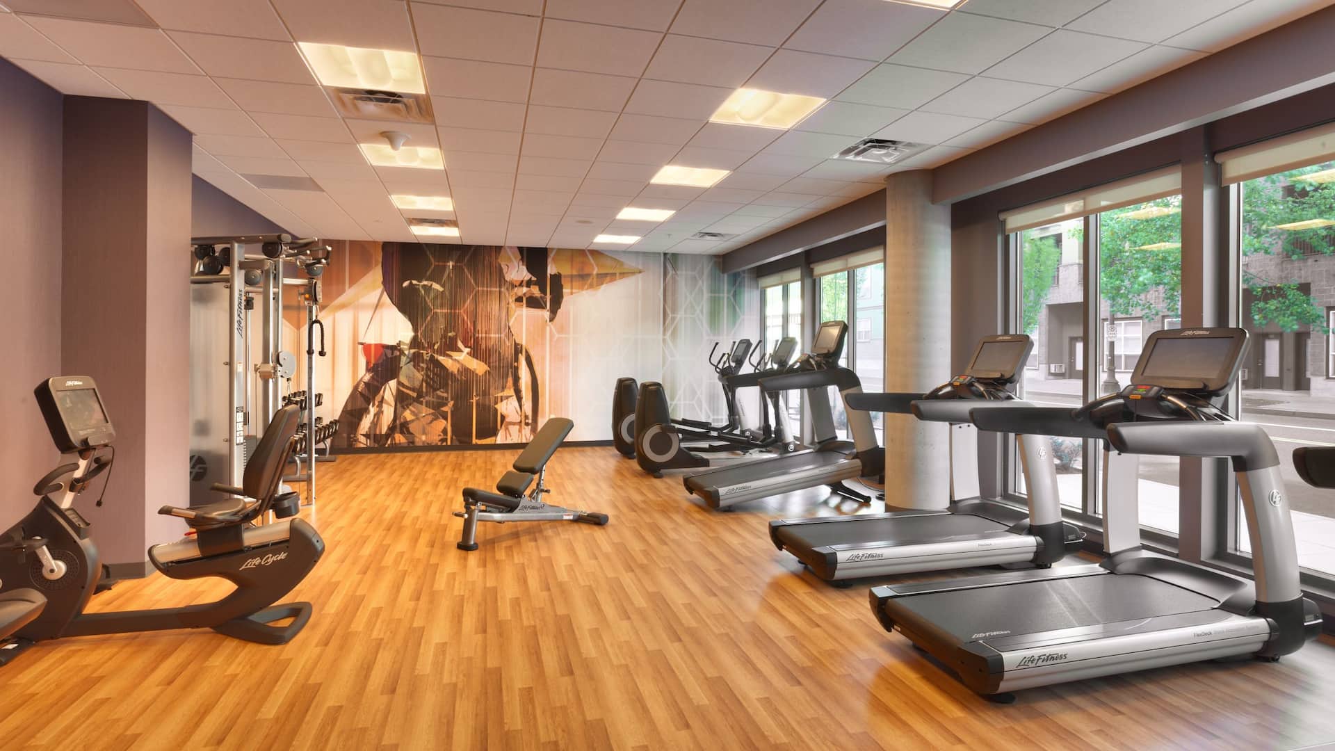 Hyatt House Portland/Downtown Workout Room