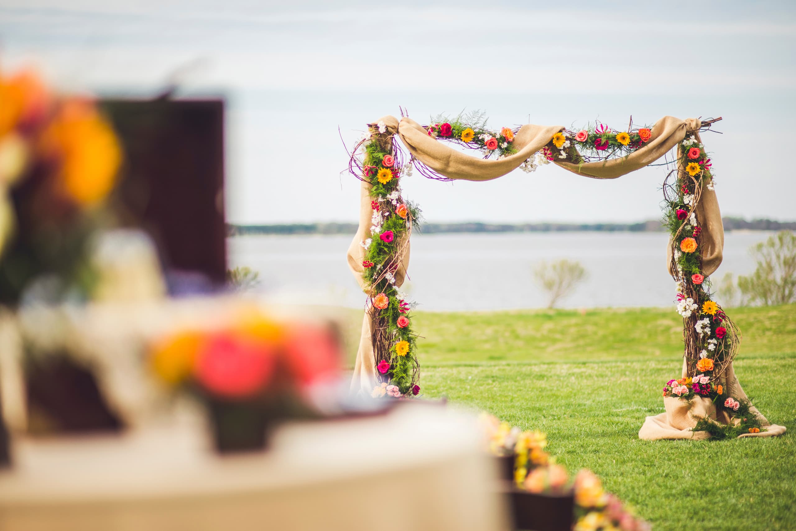 Hyatt Regency Chesapeake Bay Golf Resort, Spa and Marina Manor Lawn Fall Wedding