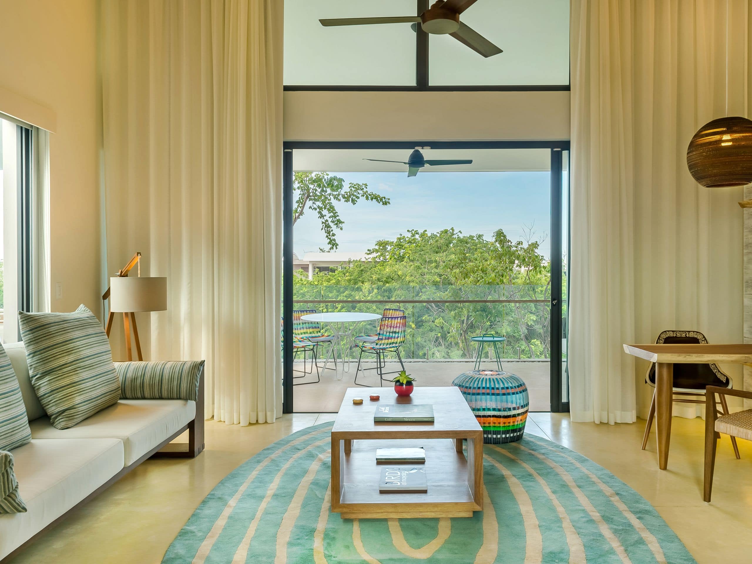 Andaz Mayakoba Resort Riviera Maya Lagoon View Suite Living Room Centered