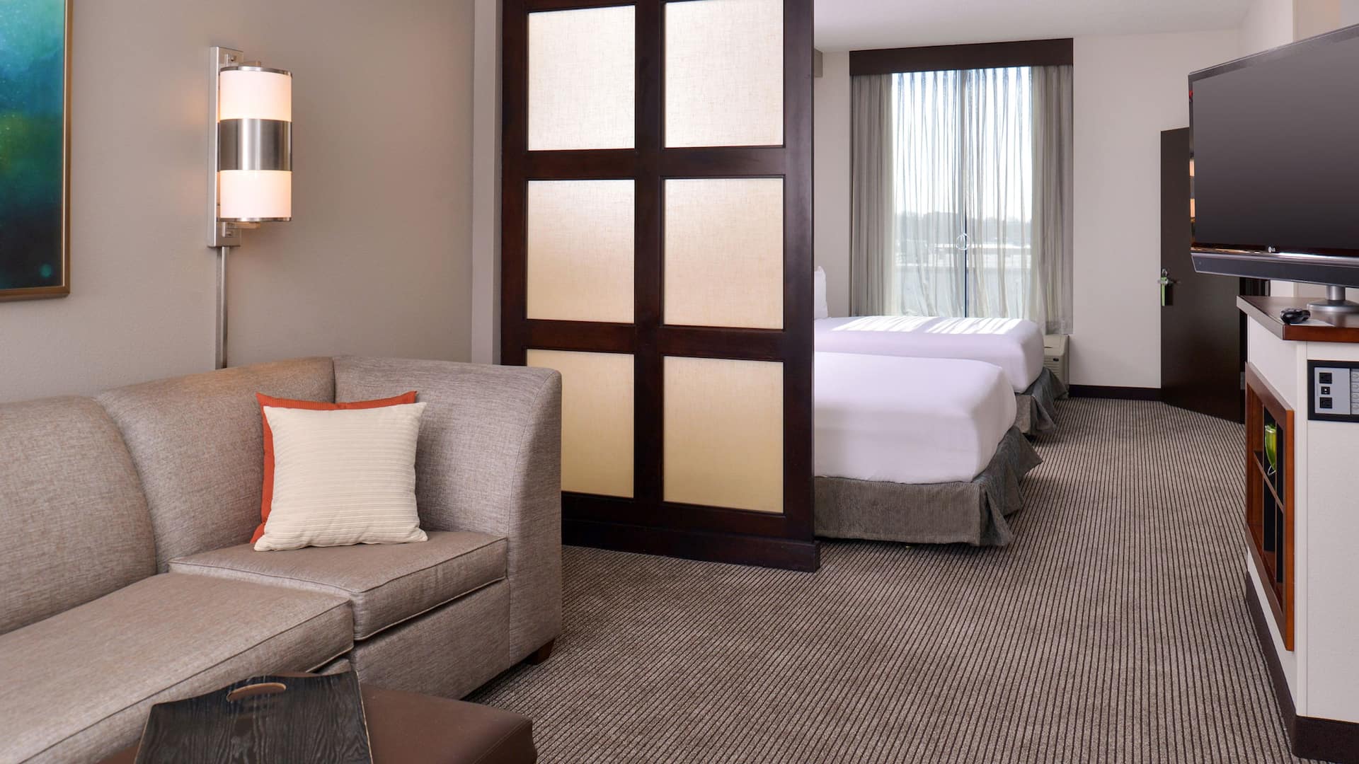 Hyatt Place Garden City Accessible Two Queen Living Area