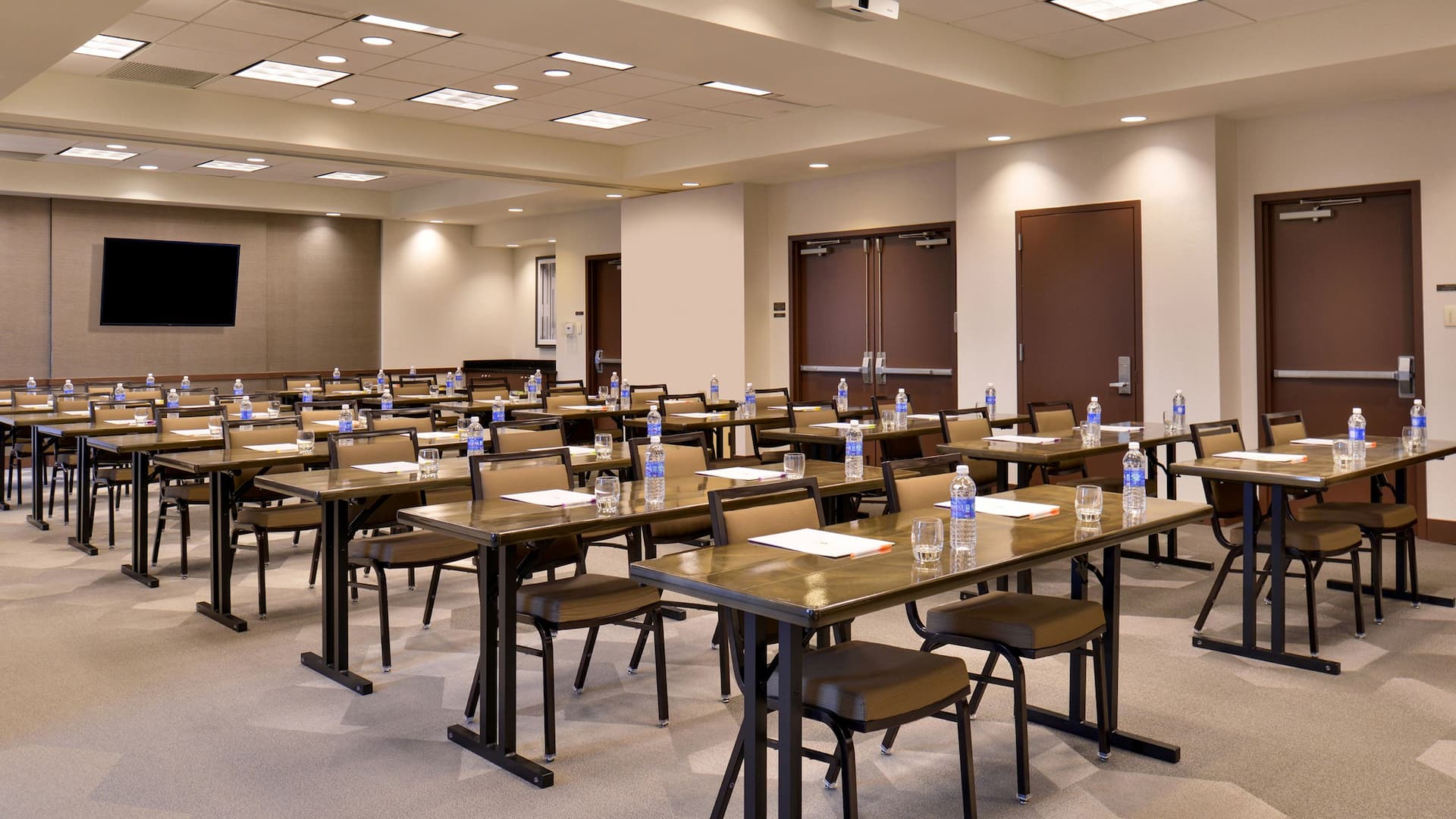 Hyatt Place Garden City Meeting Room Lecture Setup
